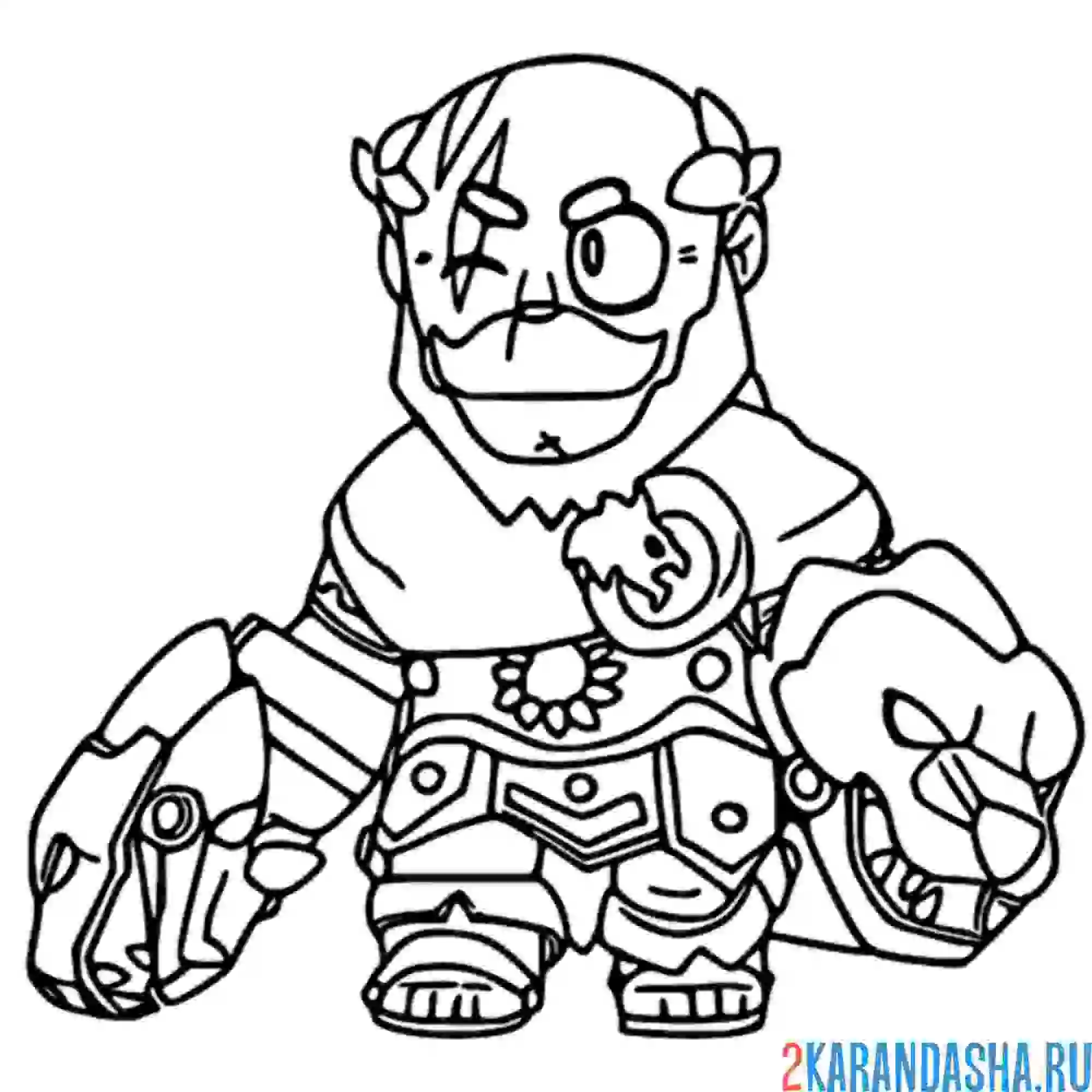 Раскраска цезарь сэм