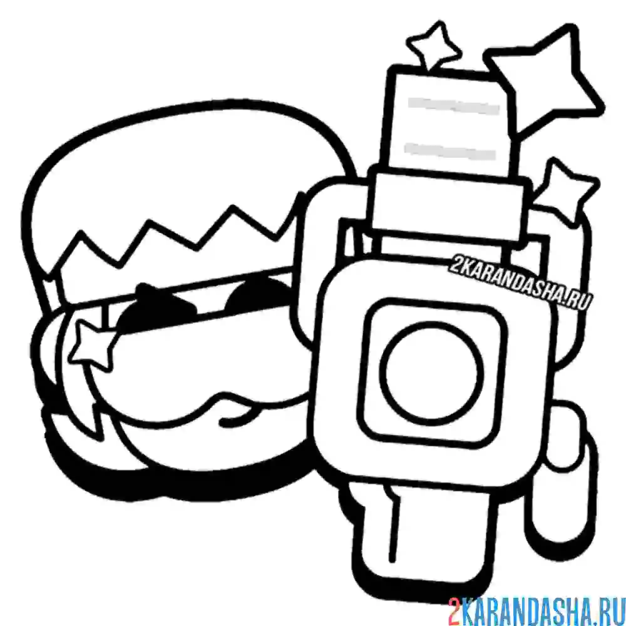 Раскраска бастер специальный
