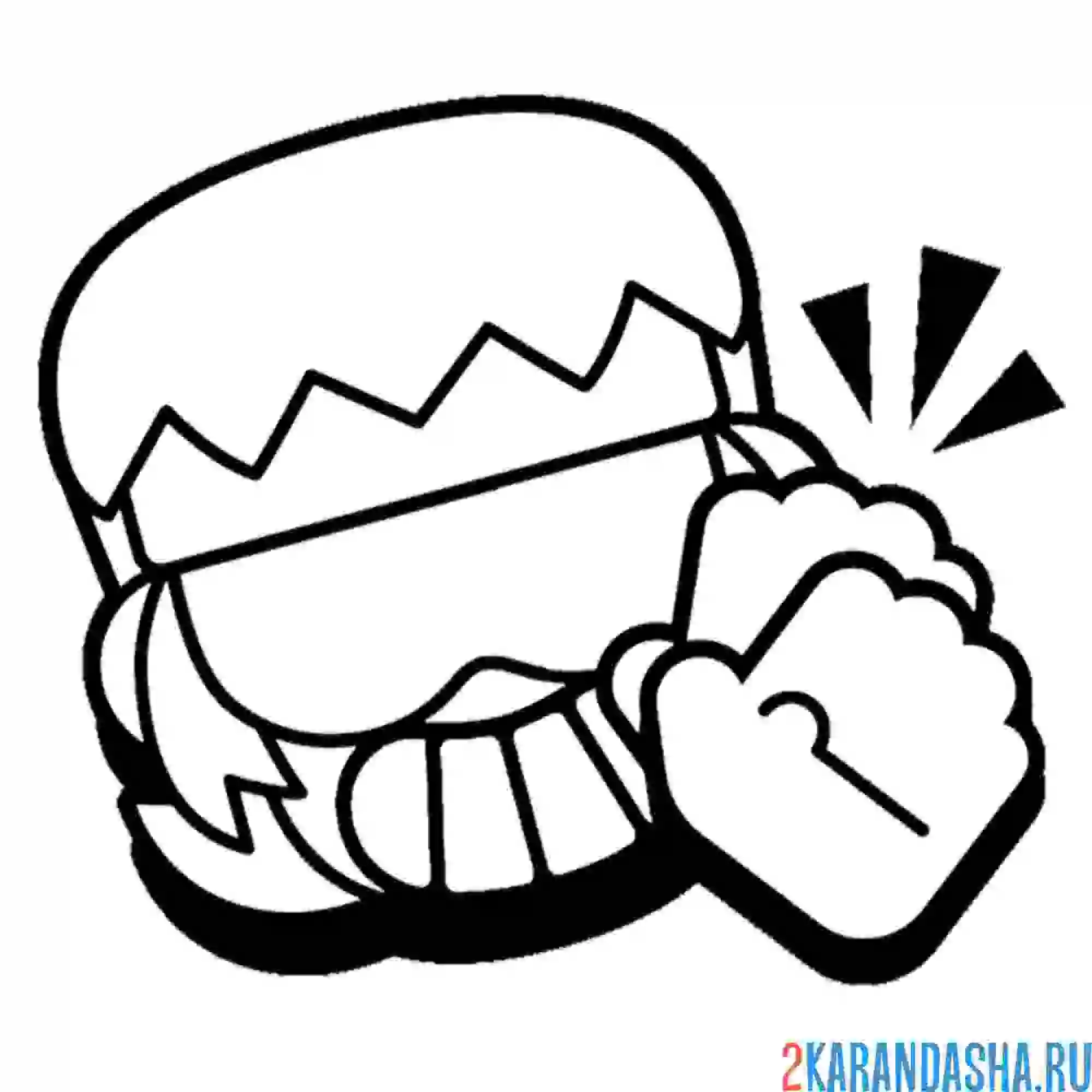 Раскраска бастер хлопок