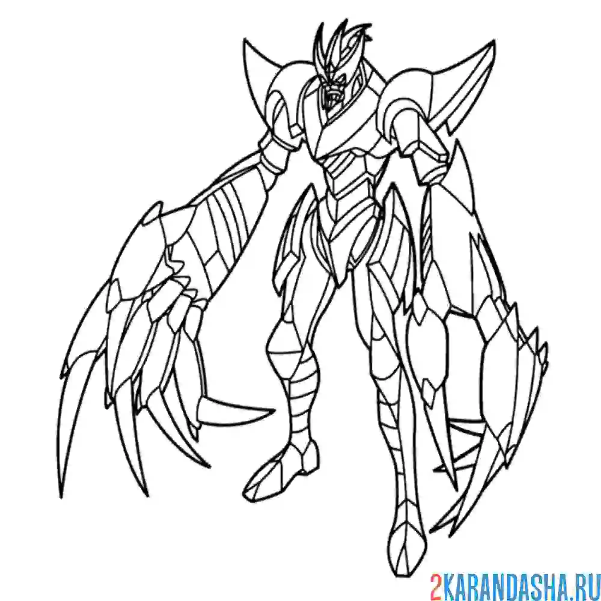 Раскраска бакуган аниме