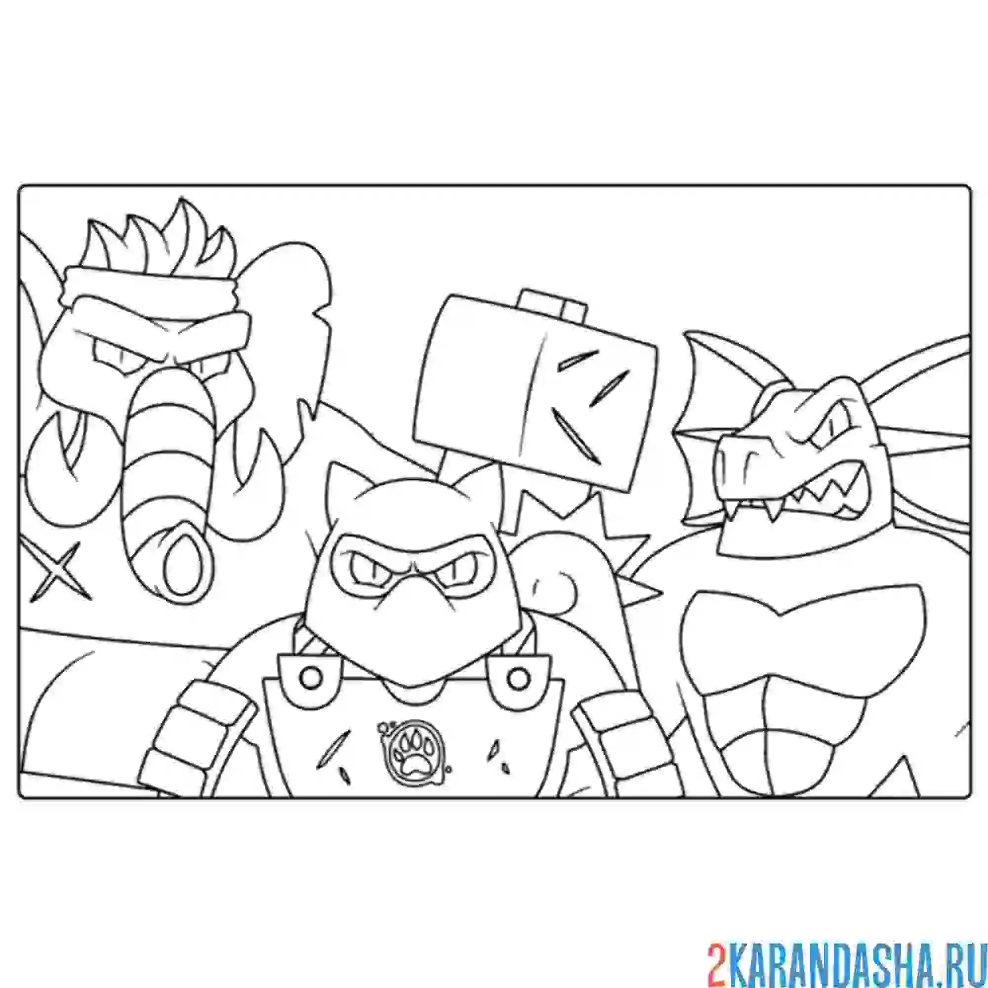 Раскраска гуджитсу персонажи