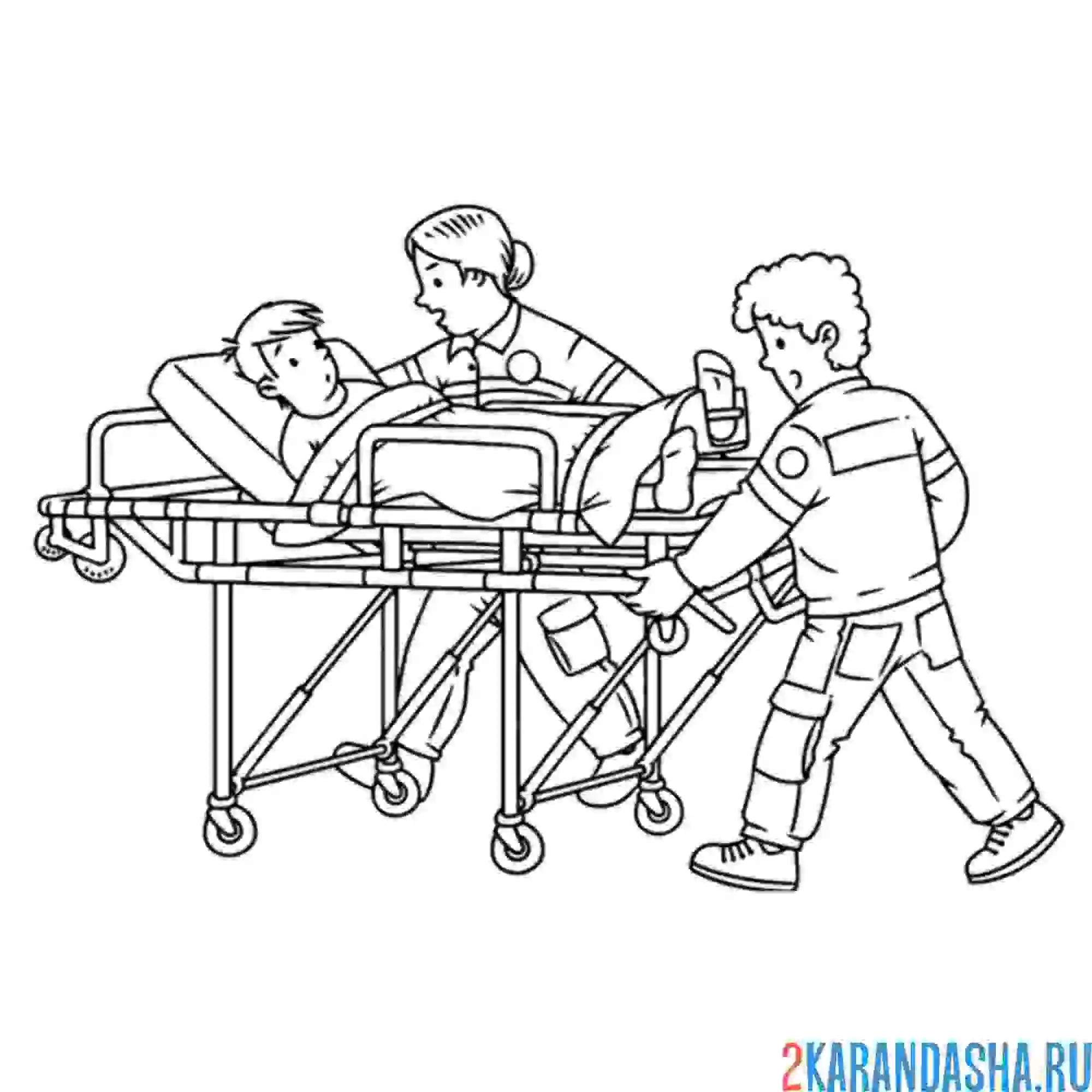 Раскраска операция врачи хирурги