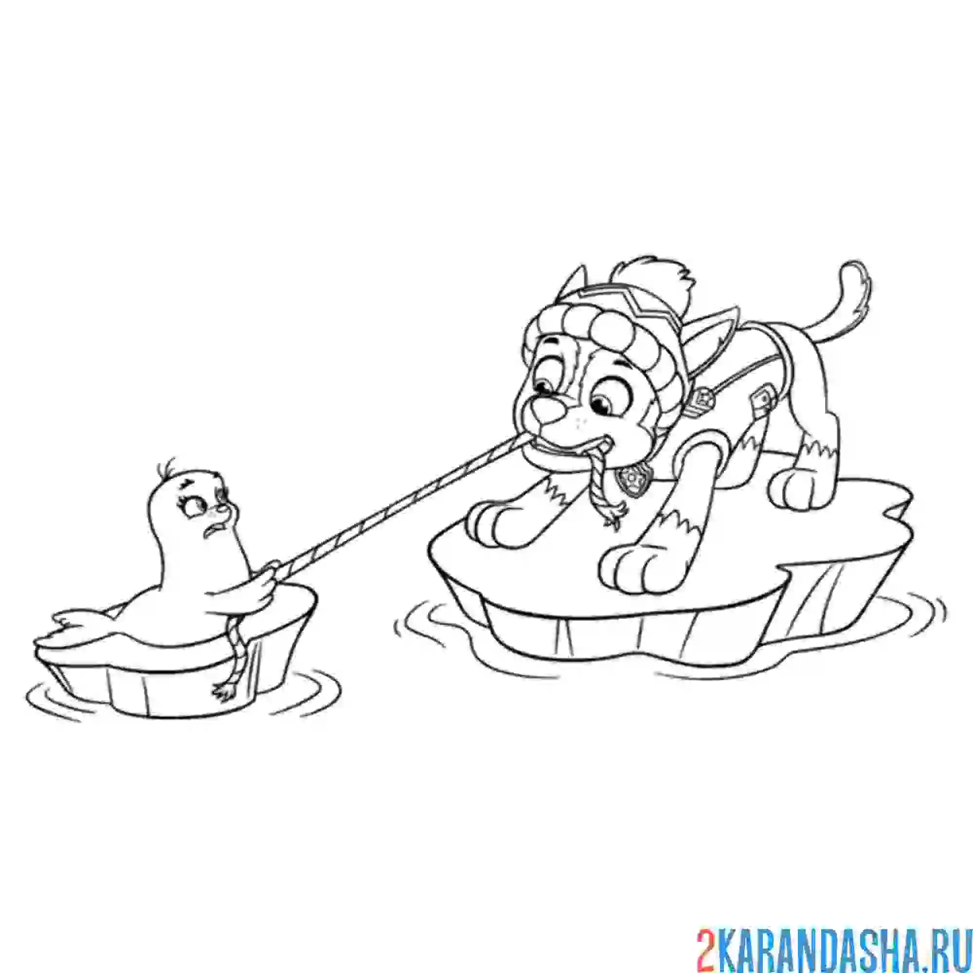 Раскраска эверест спасет