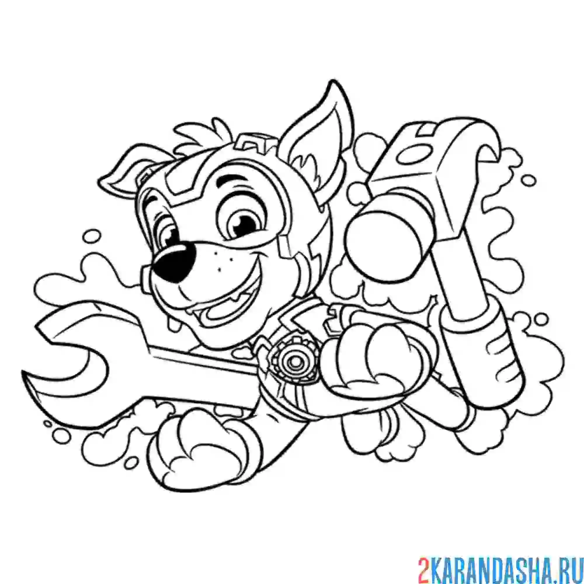 Раскраска мегащенки ремонт