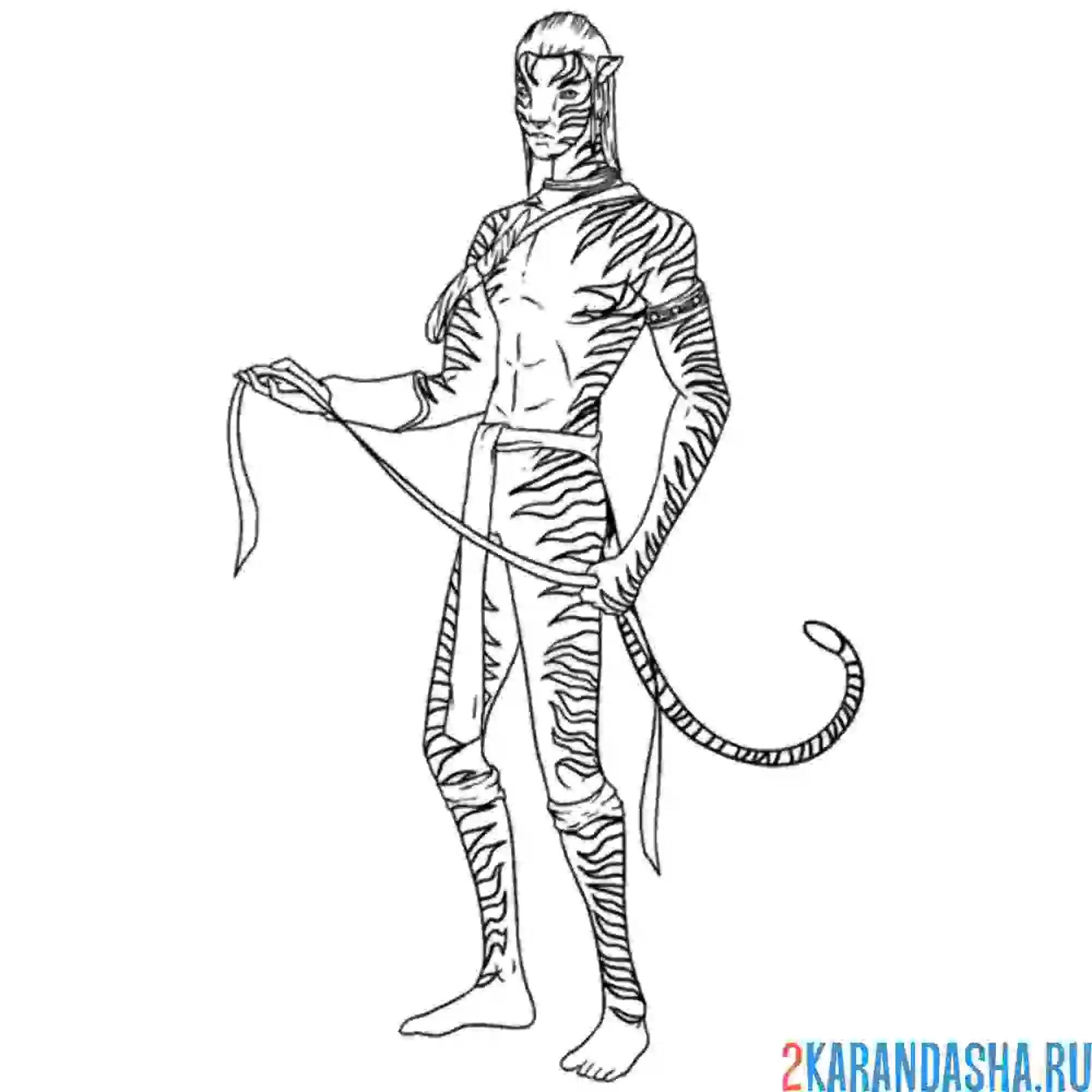 Раскраска джейк салли во весь рост