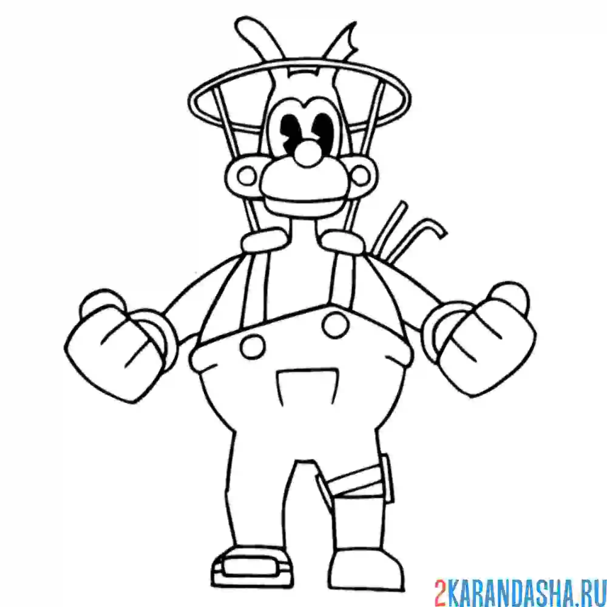 Раскраска боркис