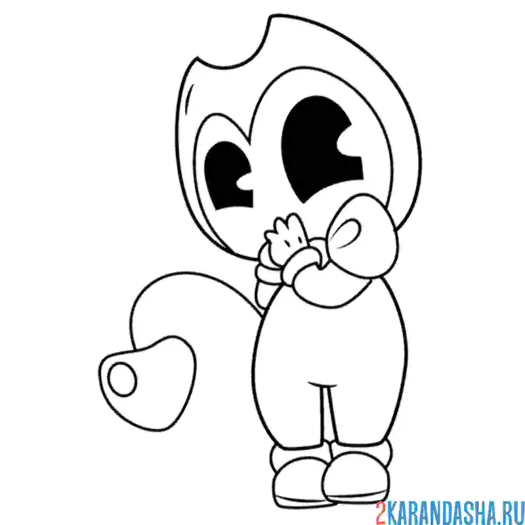 Раскраска пухляш бенди