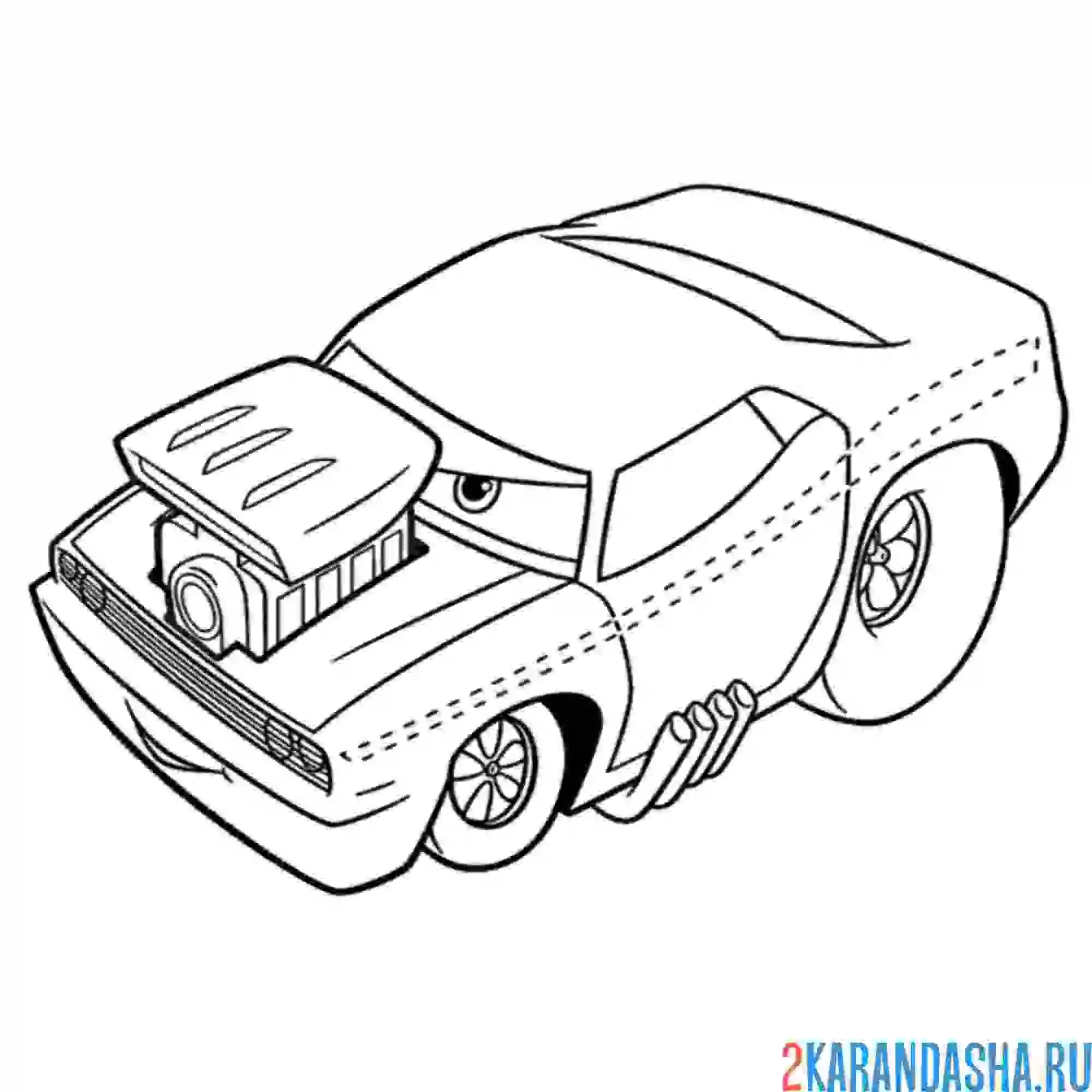 Раскраска сморкач тачки