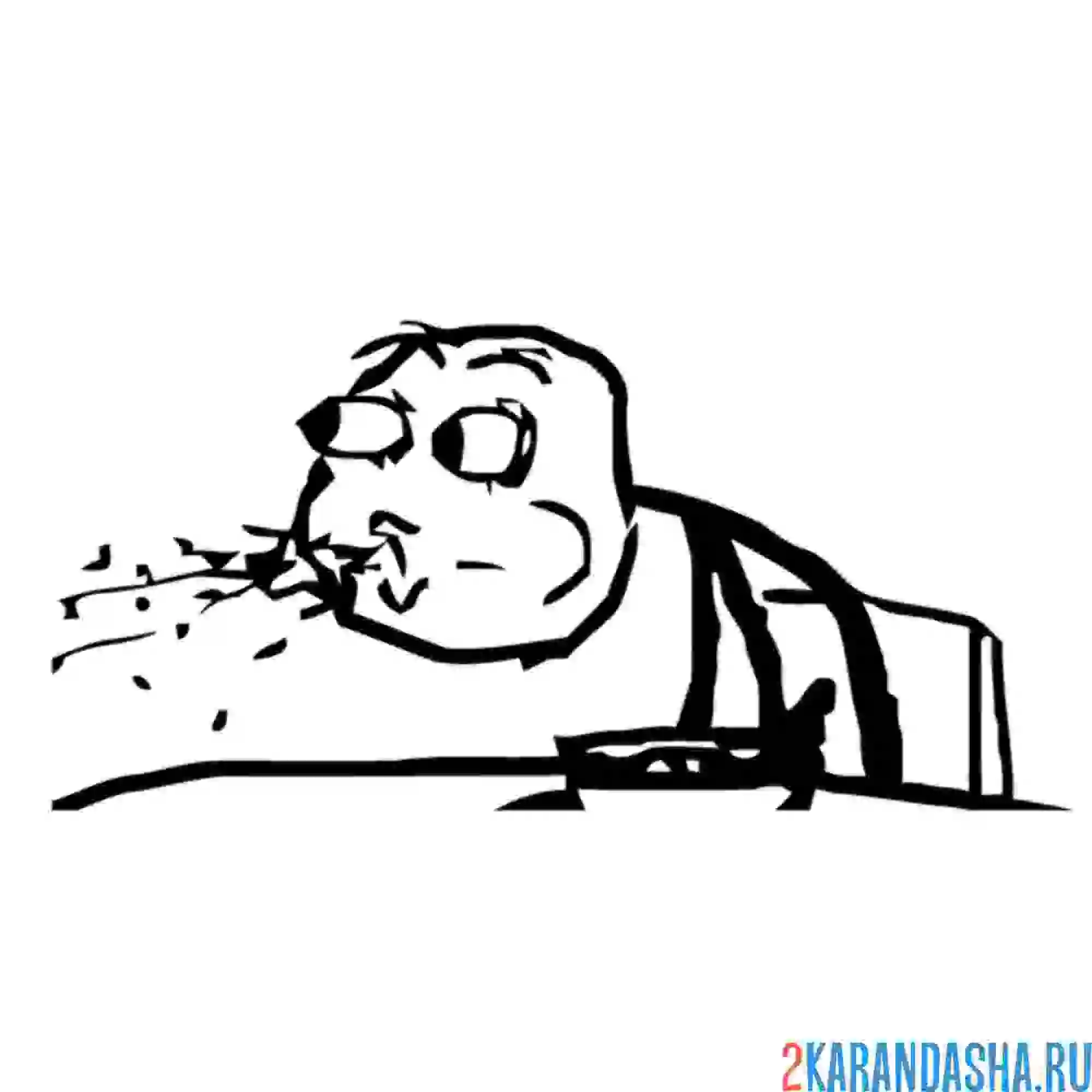 Раскраска мем не может быть