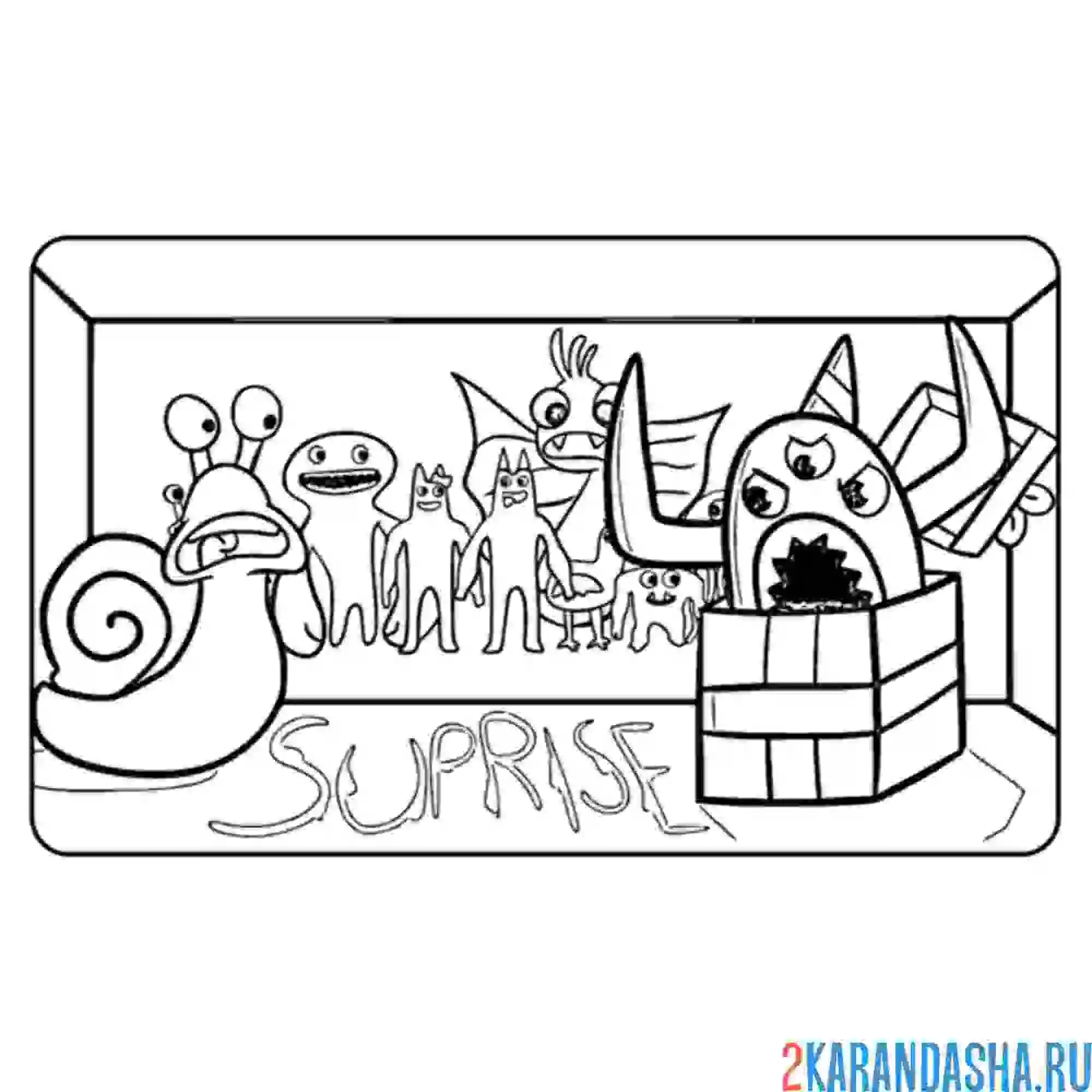 Раскраска the garten of banban wiki