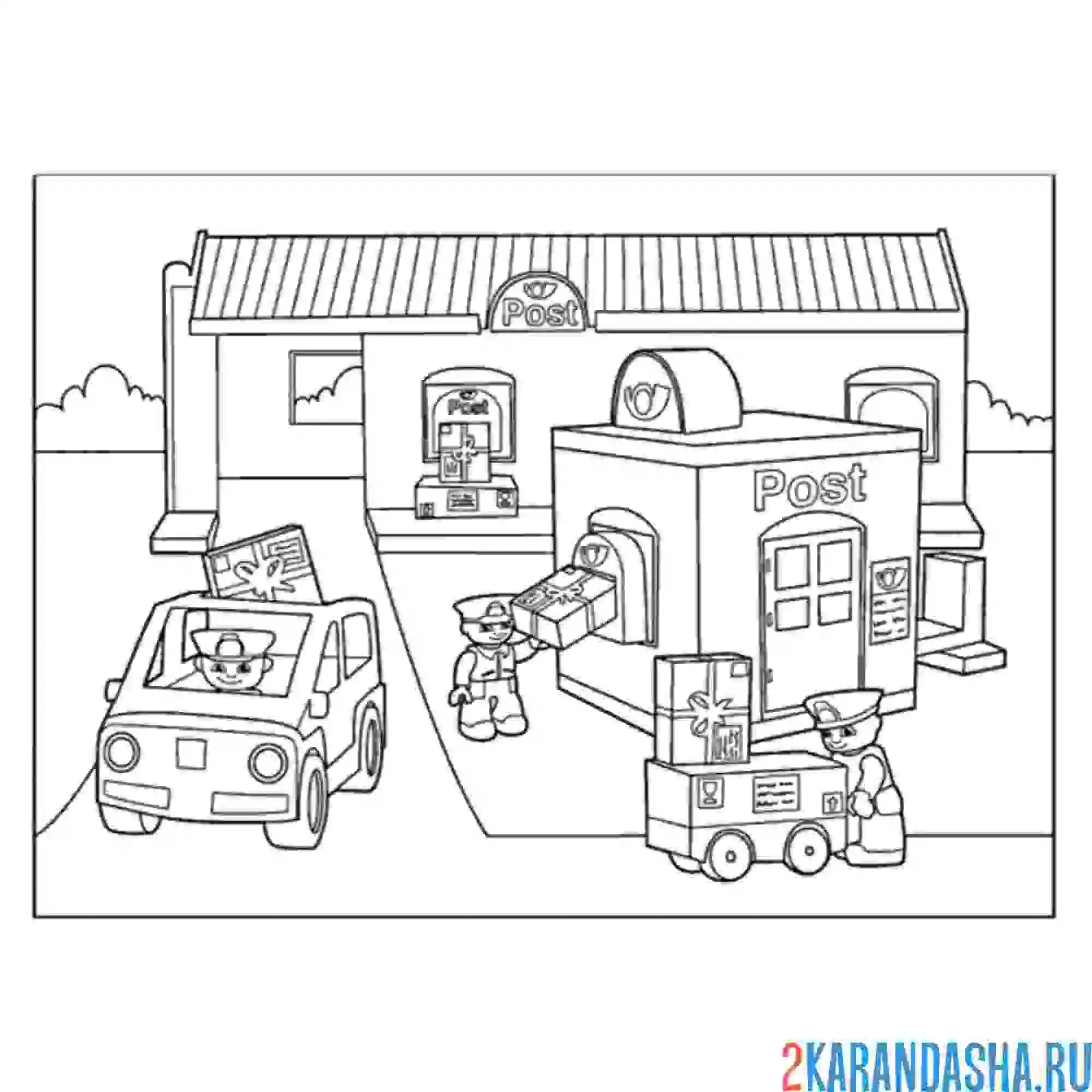 Раскраска лего сити полицейские