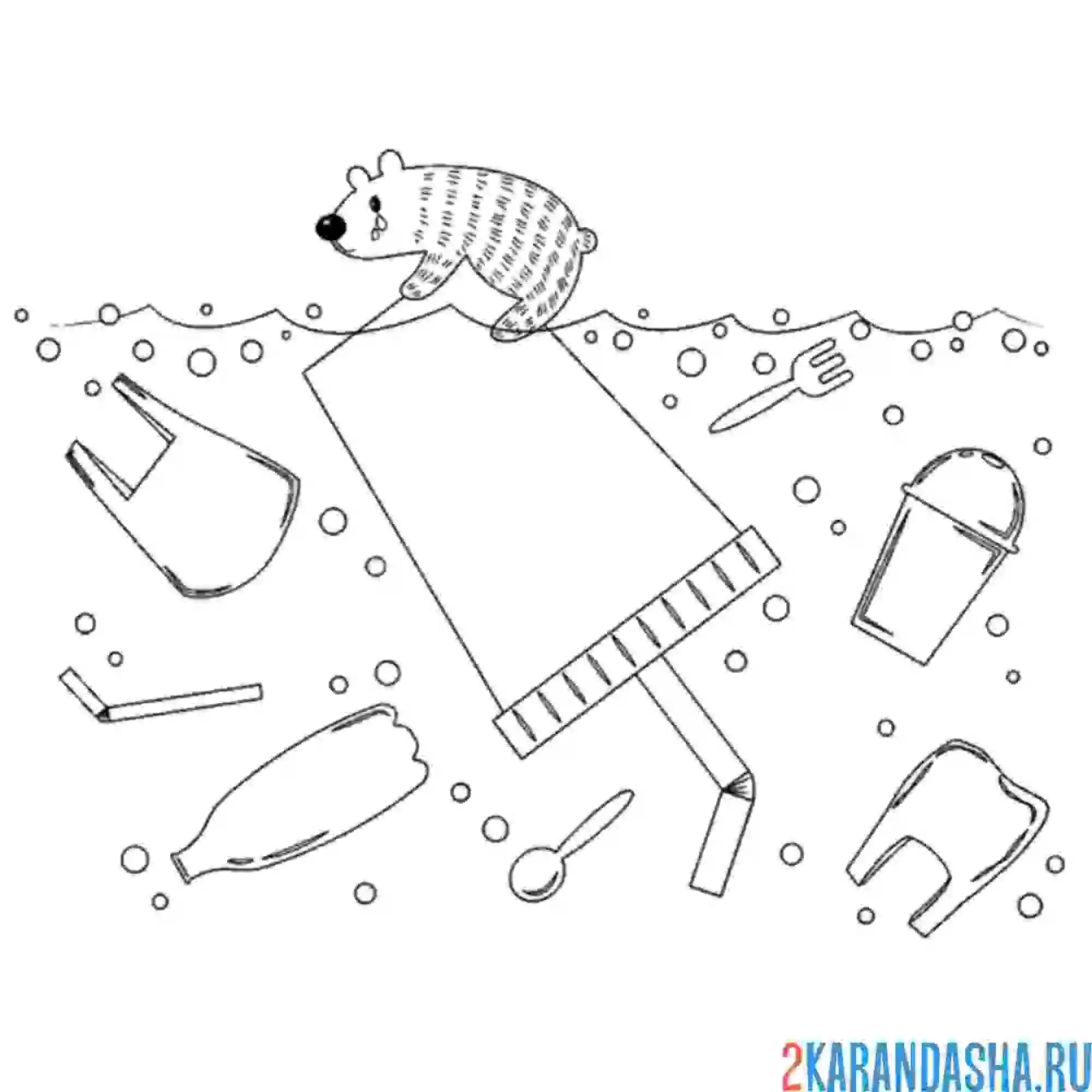 Раскраска экология проблемы