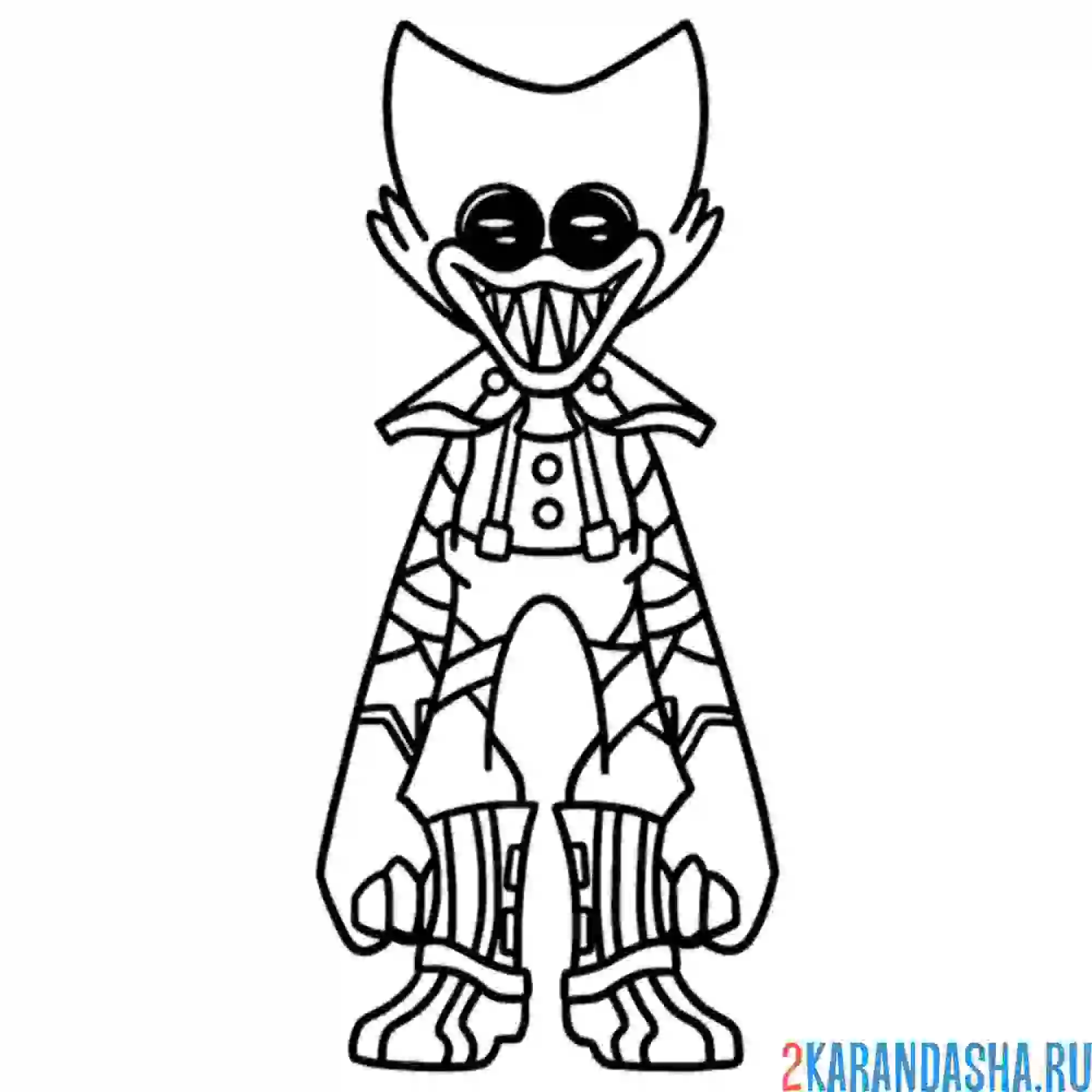 Раскраска хагги вагги минус