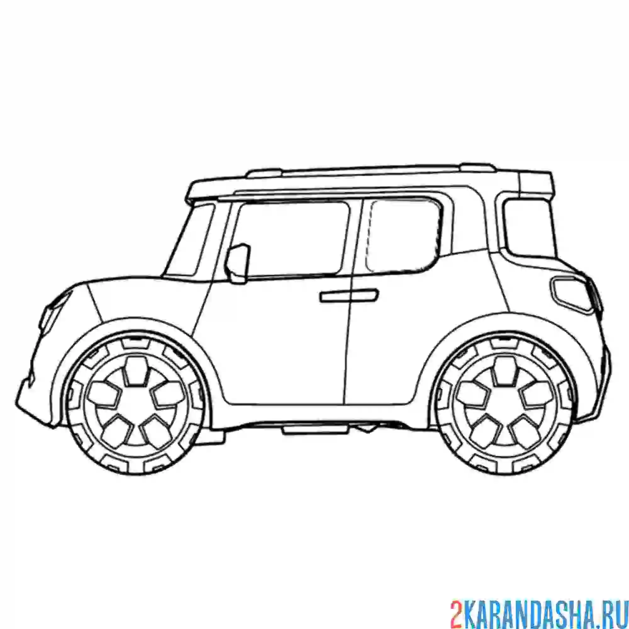 Раскраска тобот evolutinon х машина