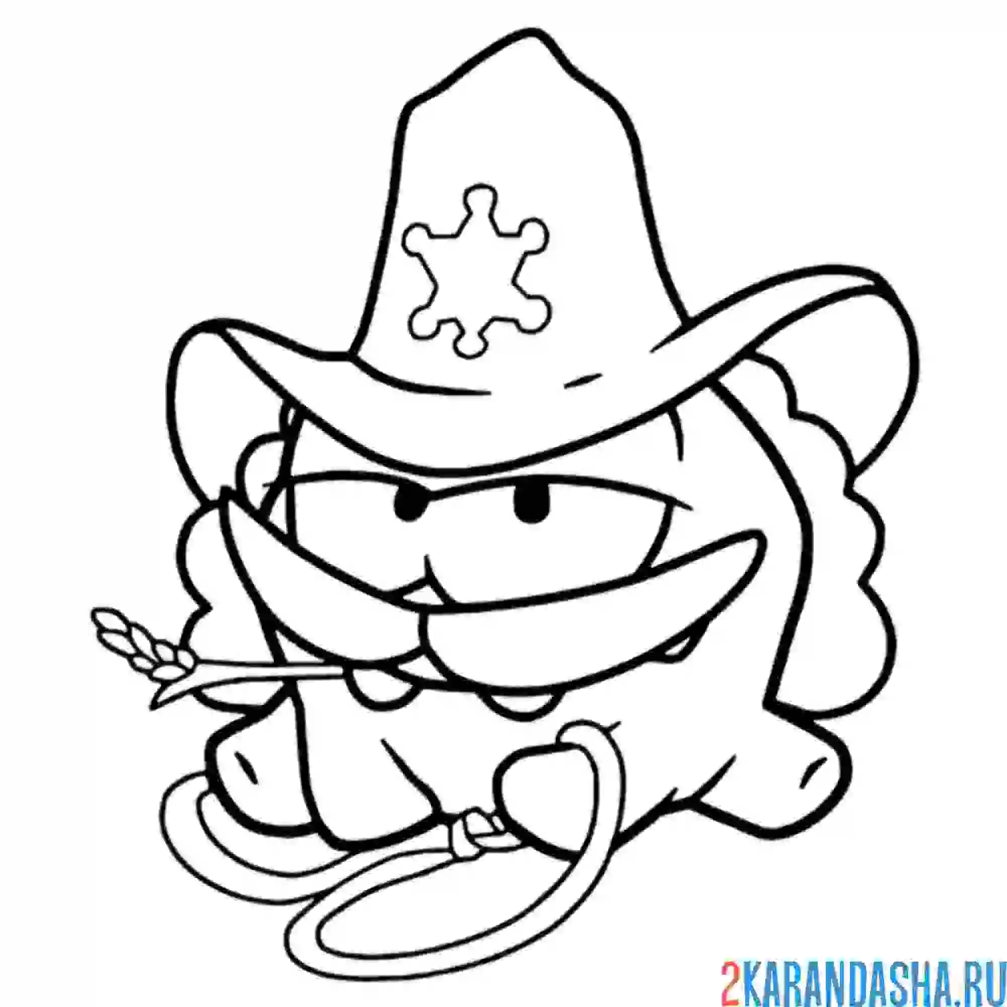 Раскраска ам-няма шериф