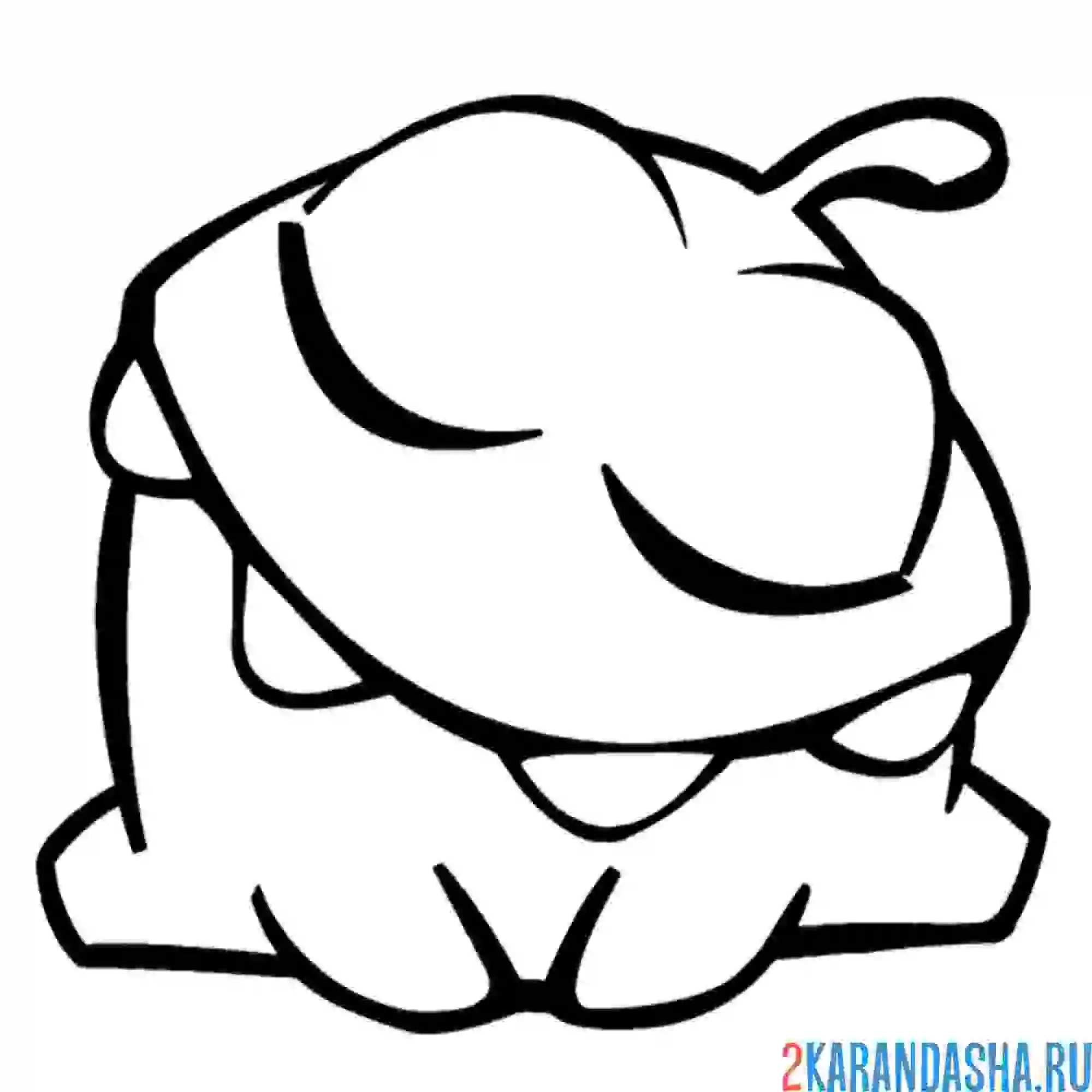 Раскраска ам-няма спит