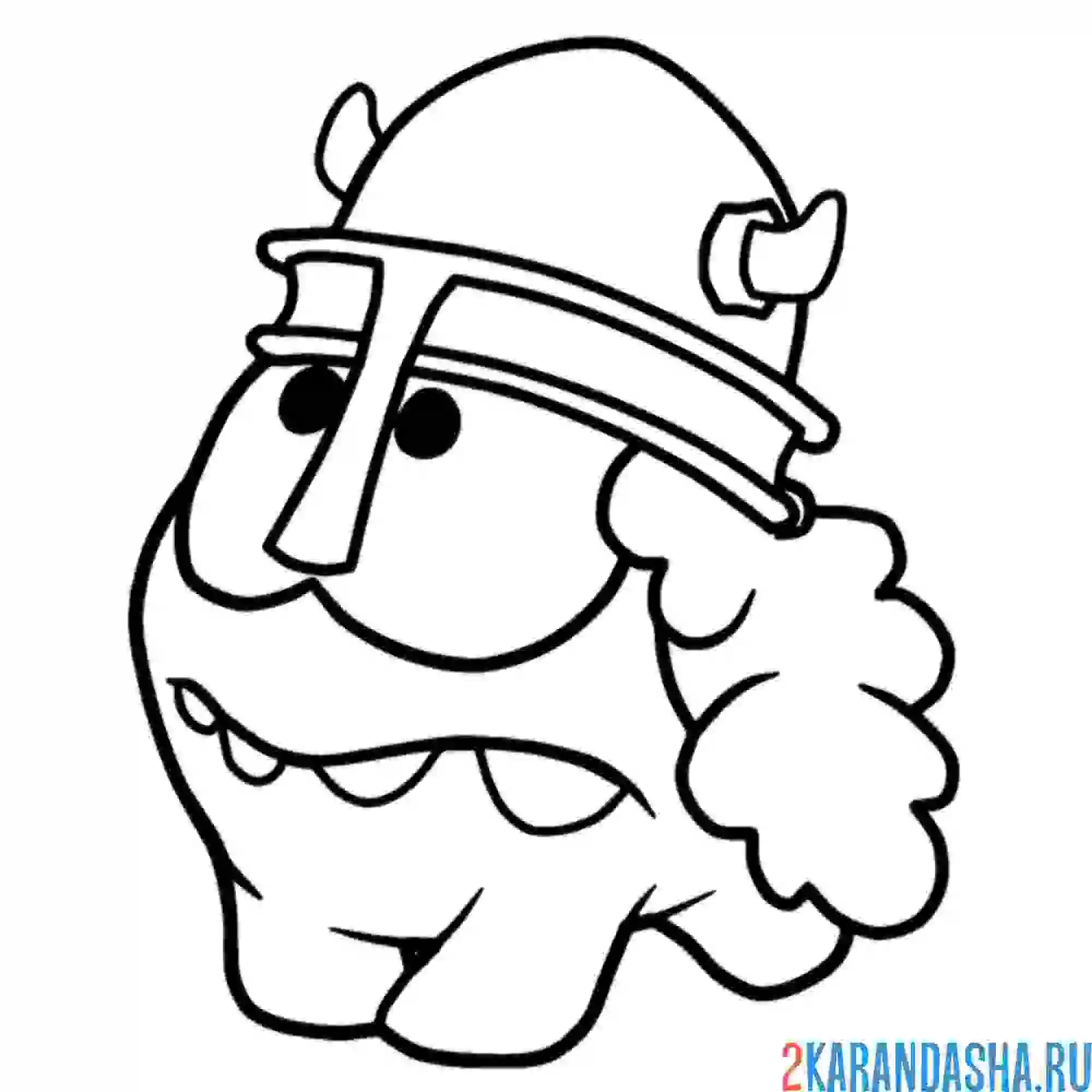 Раскраска ам-няма рыцарь