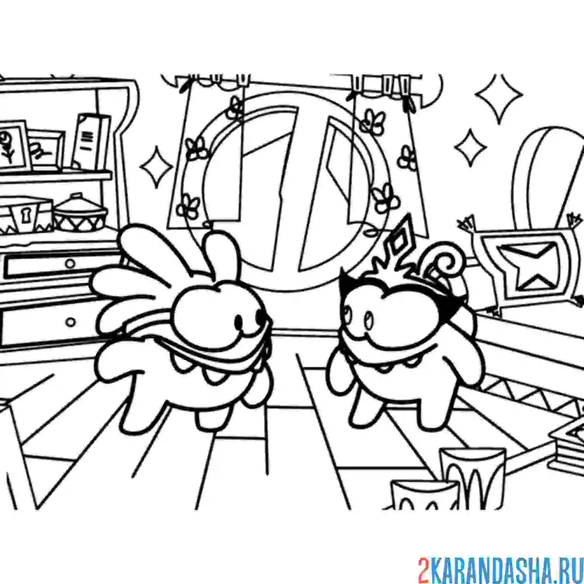 Раскраска ам-няма играют