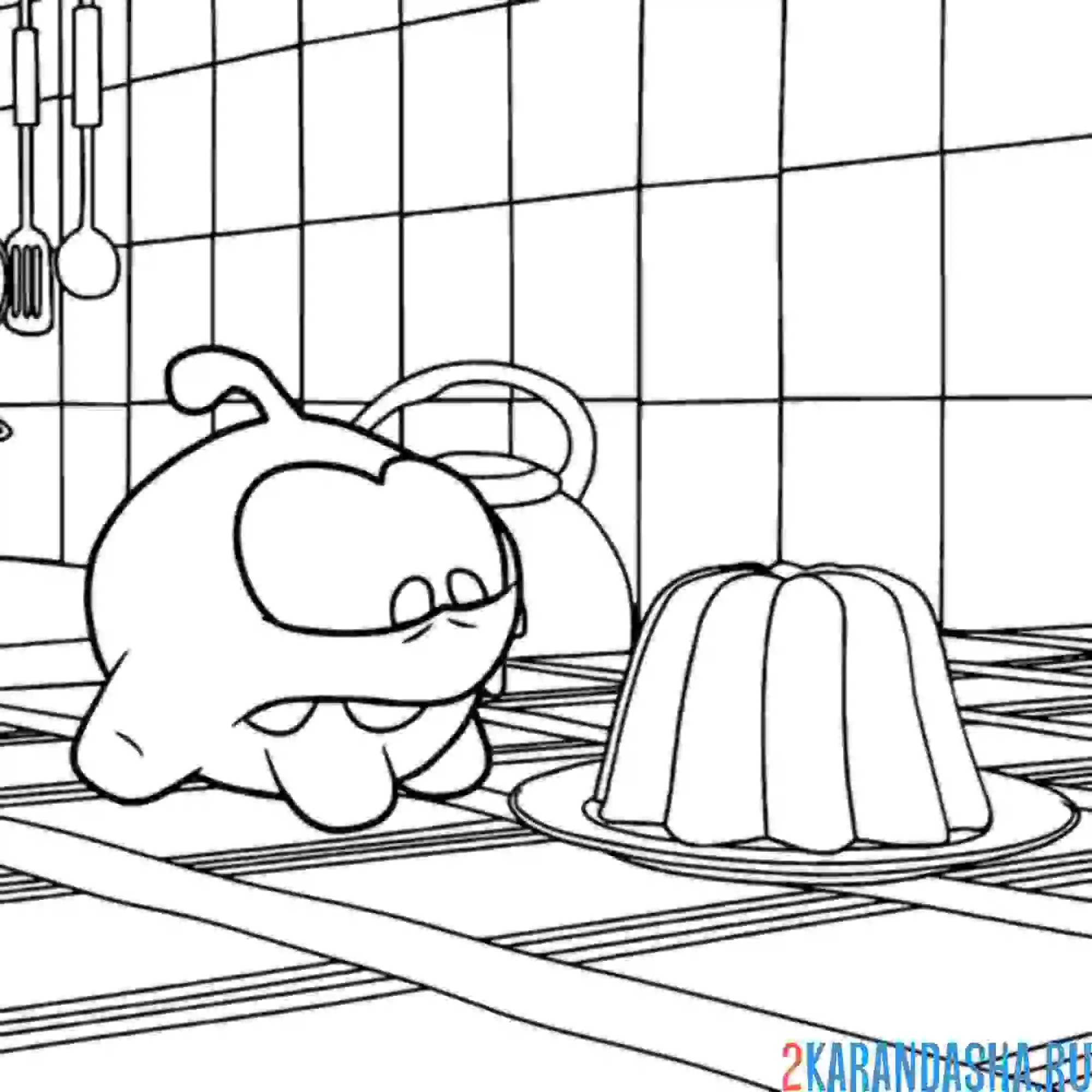 Раскраска ам-няма желе