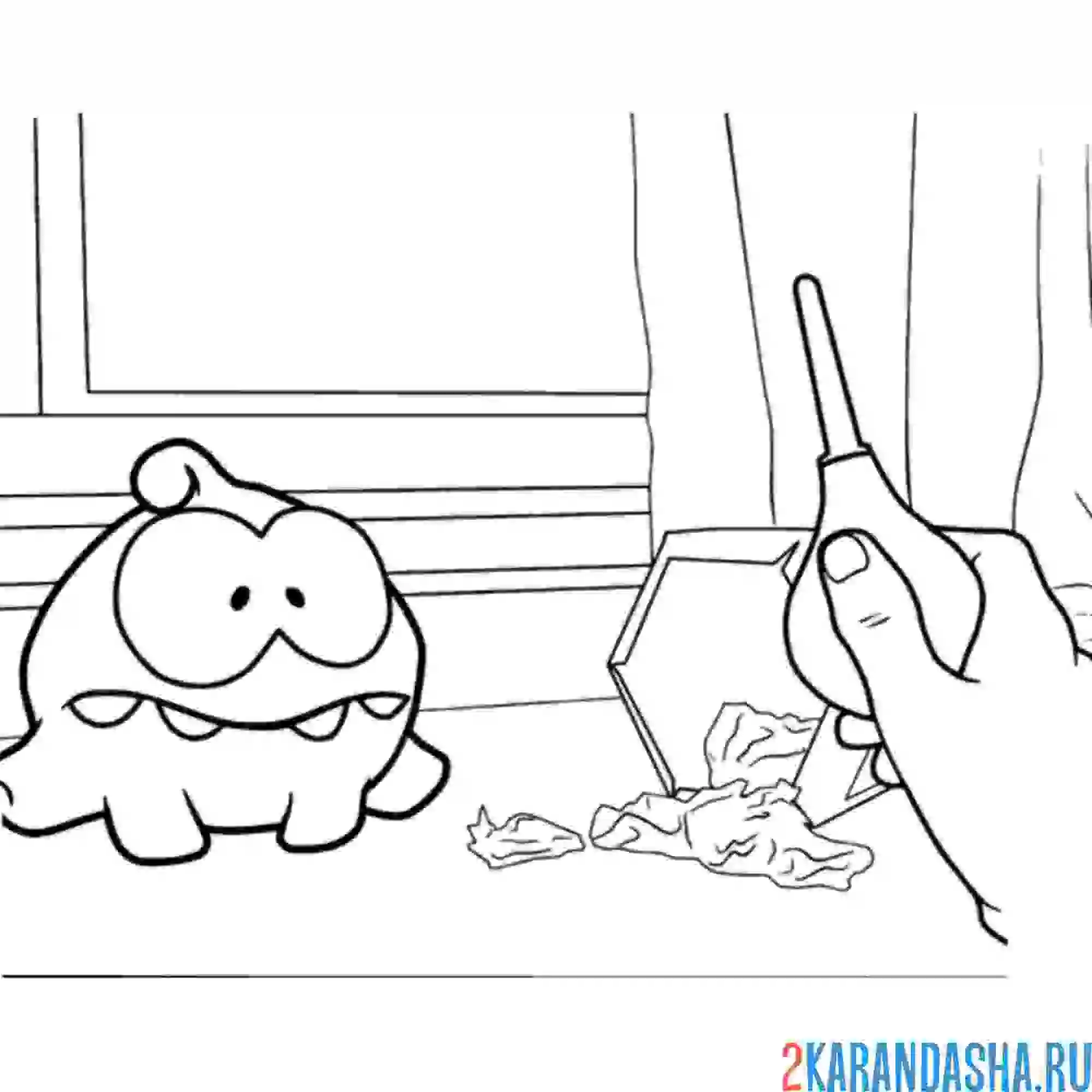 Раскраска ам-няма клизма