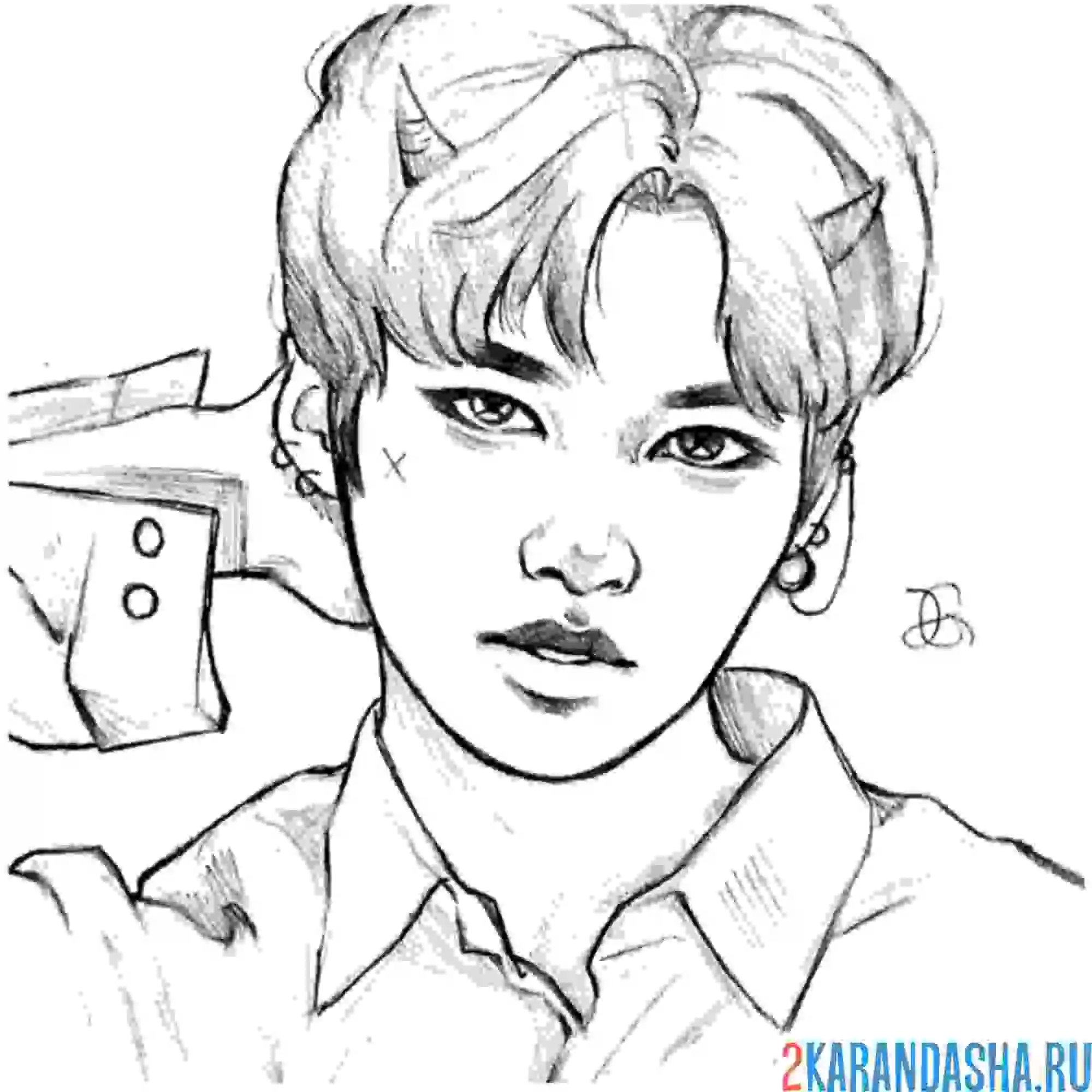 Раскраска стрей кидс южная корея