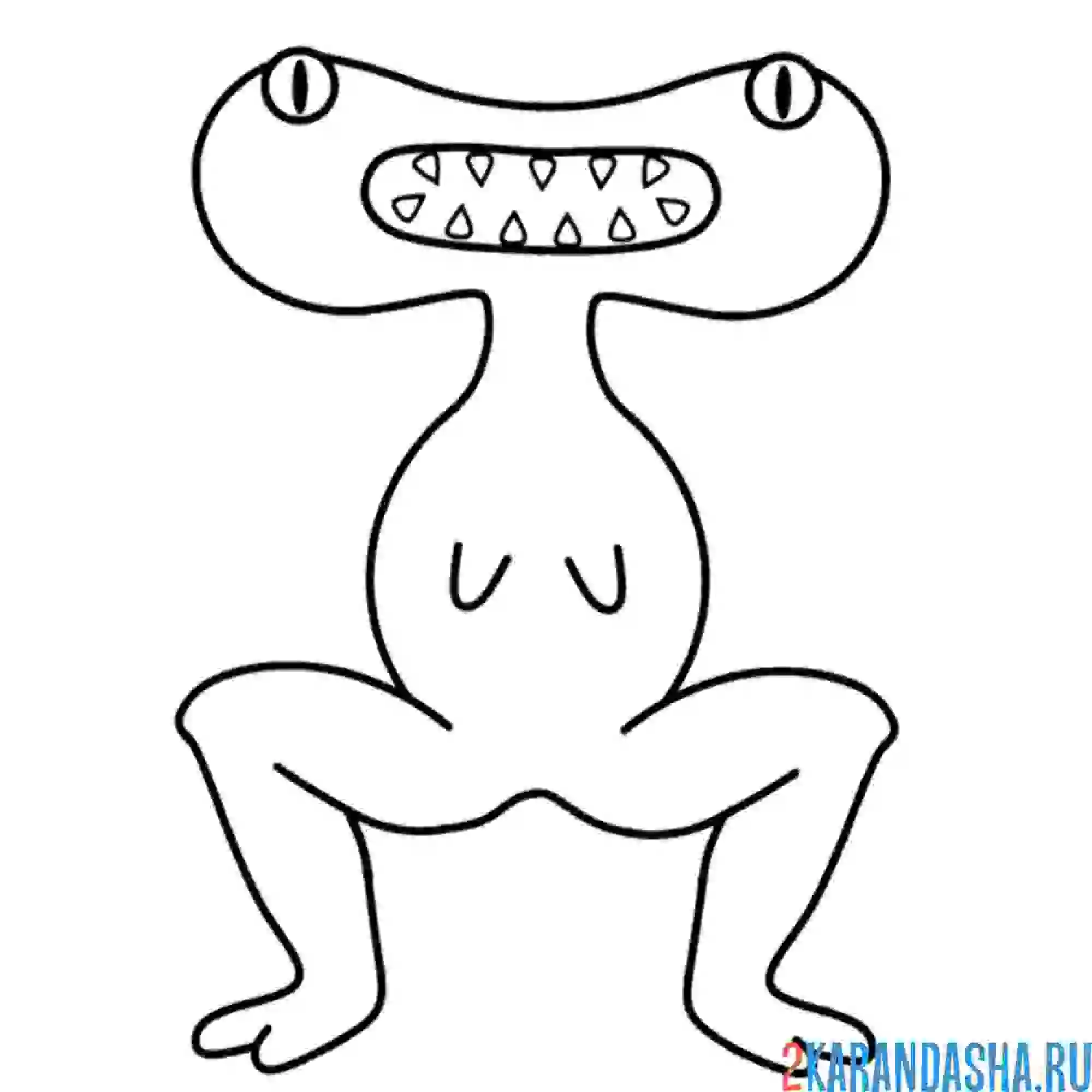 Раскраска froggy broggy банбан