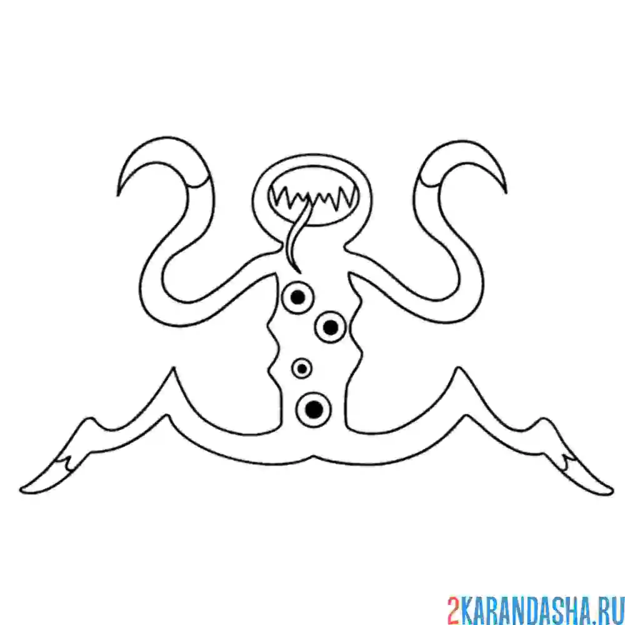 Раскраска hungry tamy