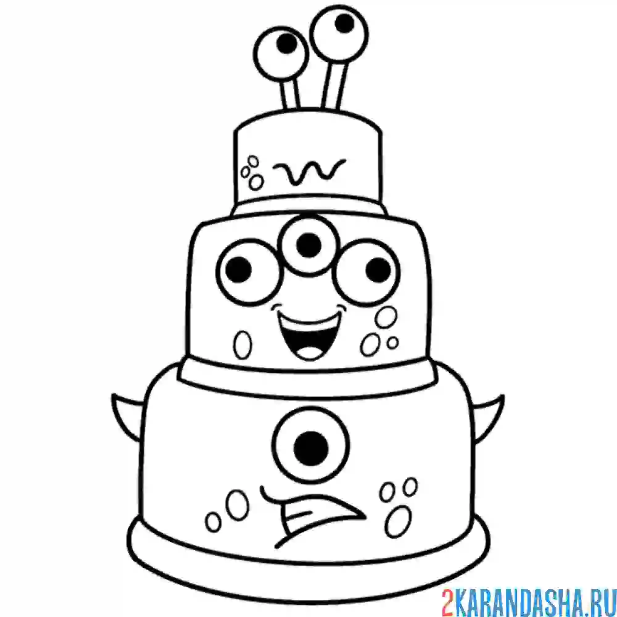 Раскраска чарли кейк банбан