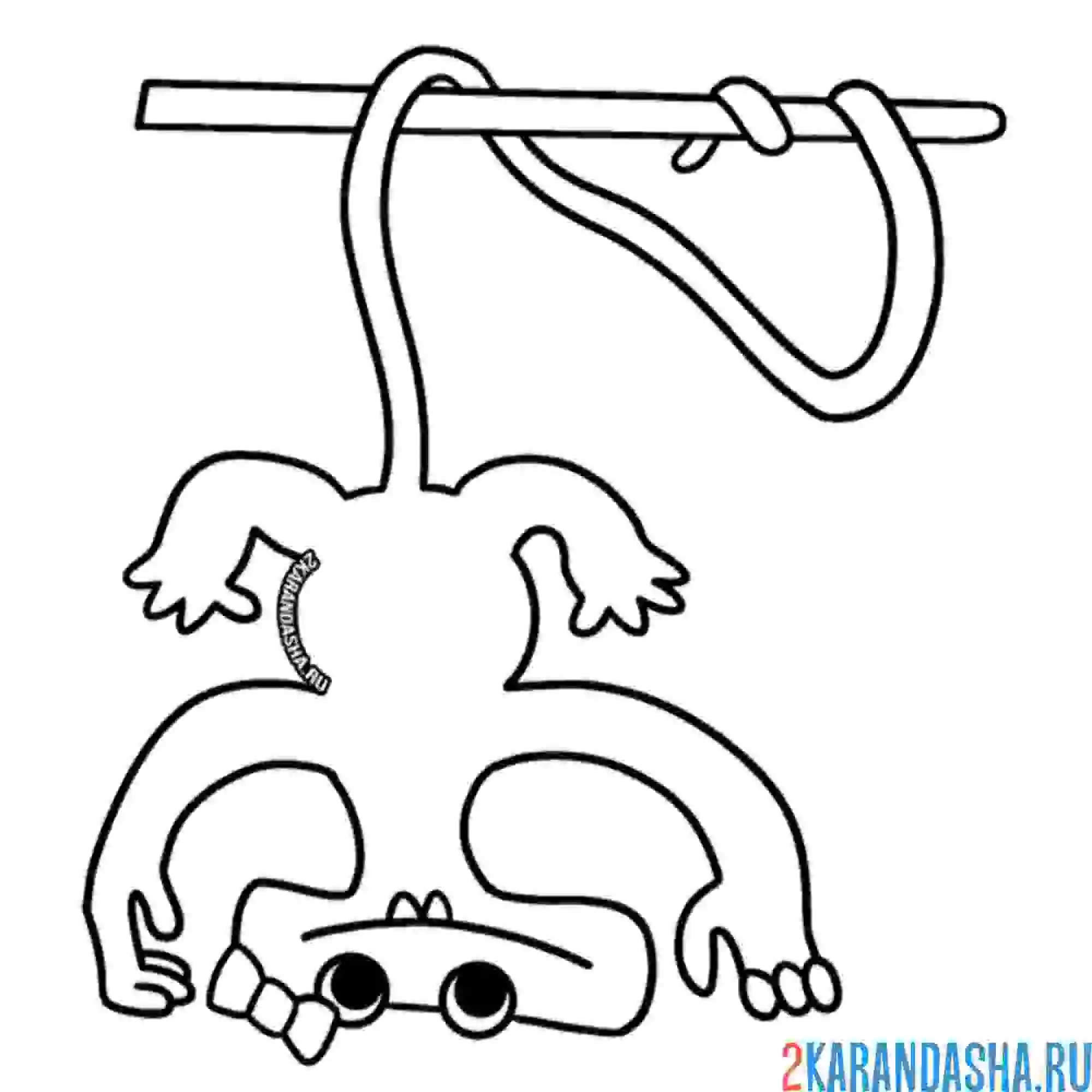 Раскраска джокинг кэйси банбан