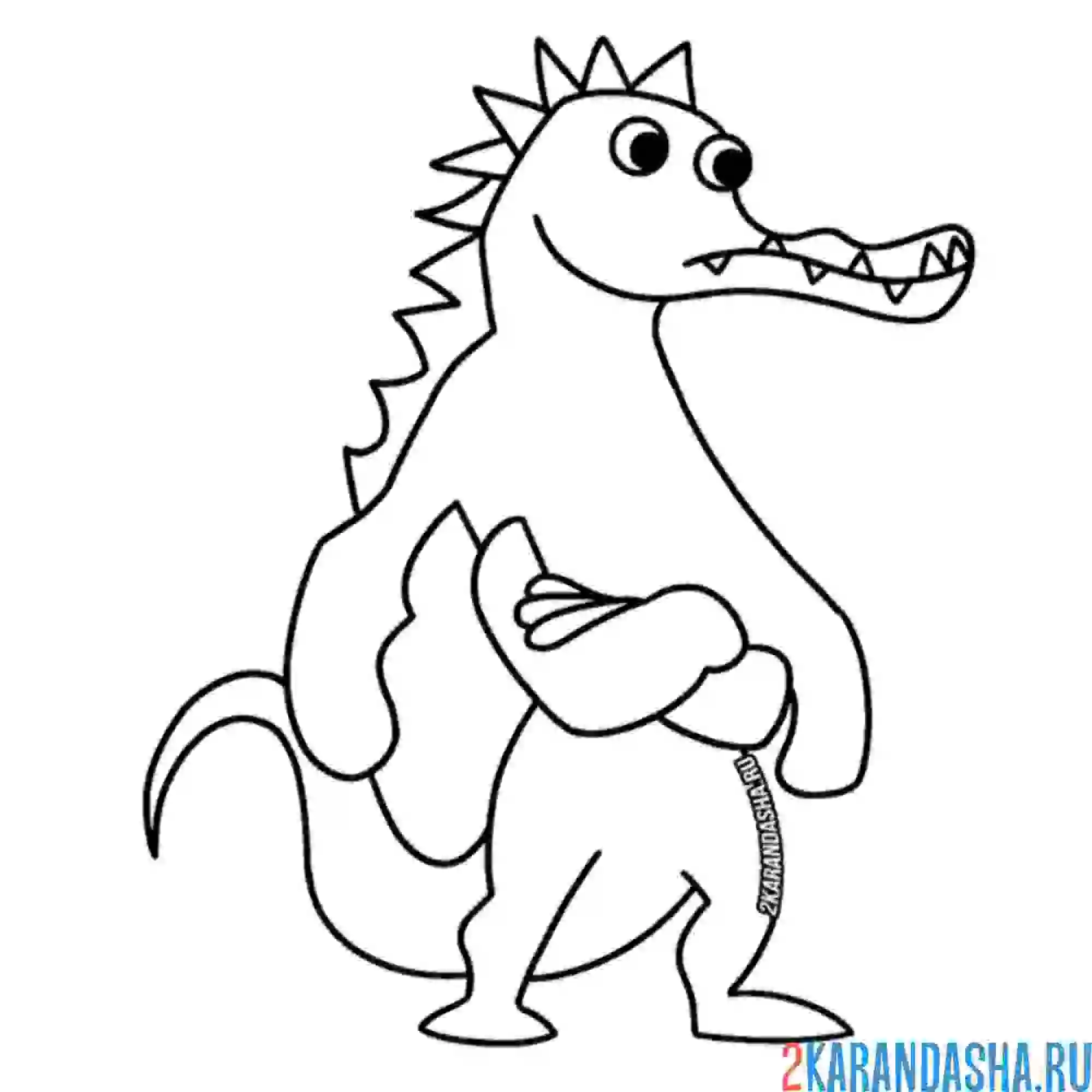 Раскраска мистер дэнтист банбан