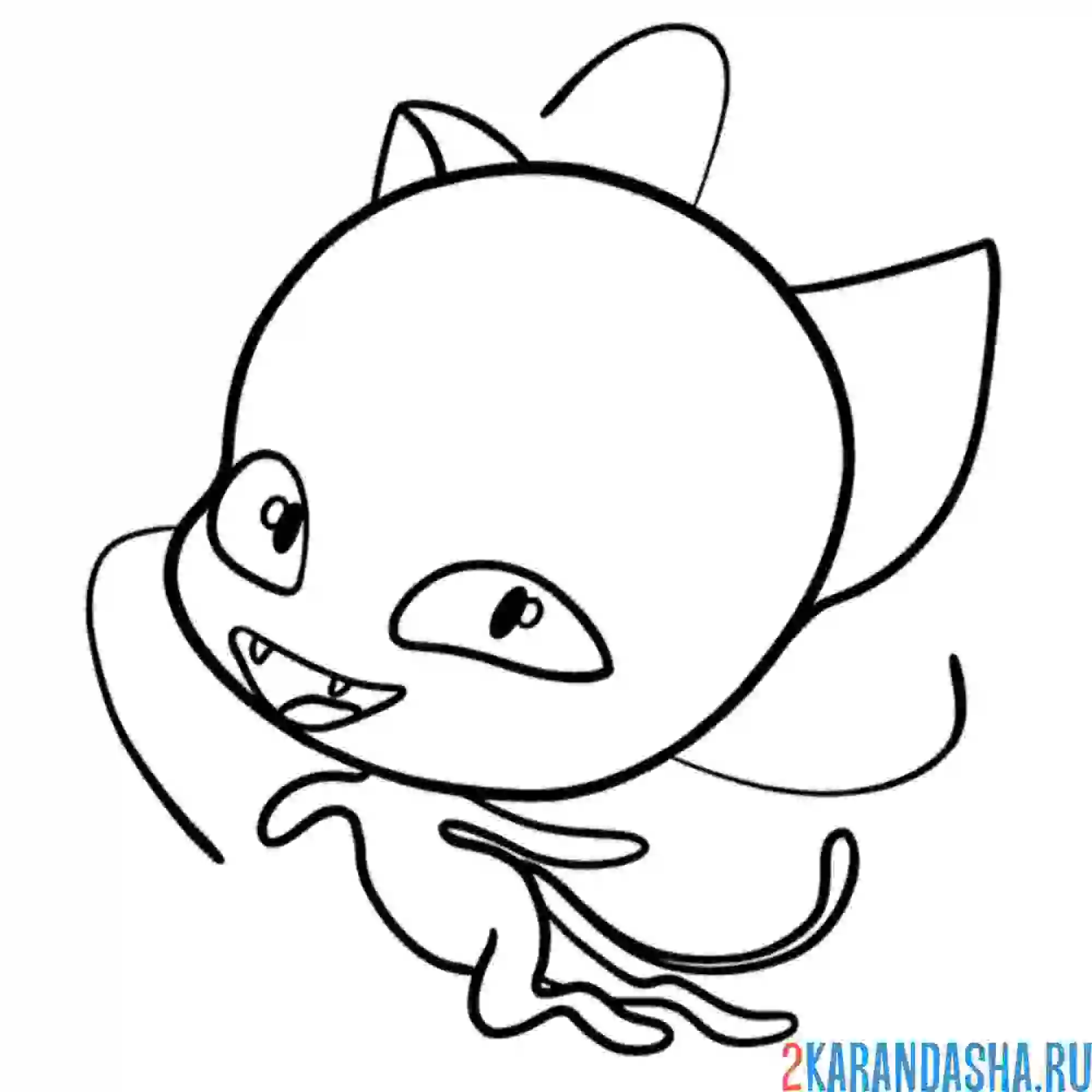 Раскраска плагг квами