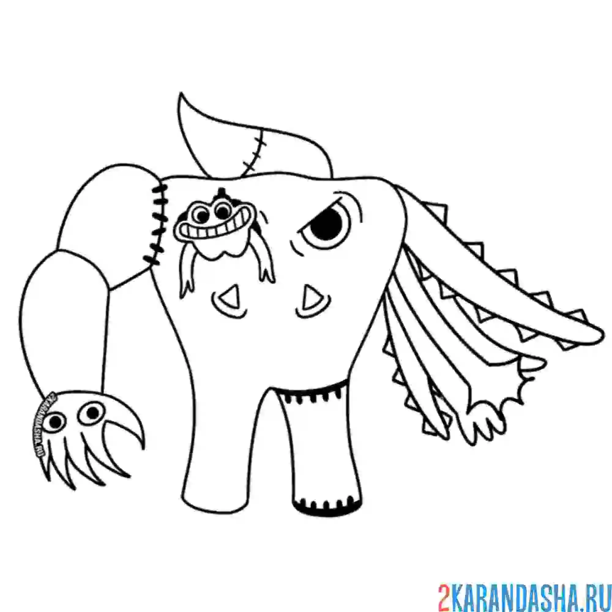 Раскраска syringeon's abomination