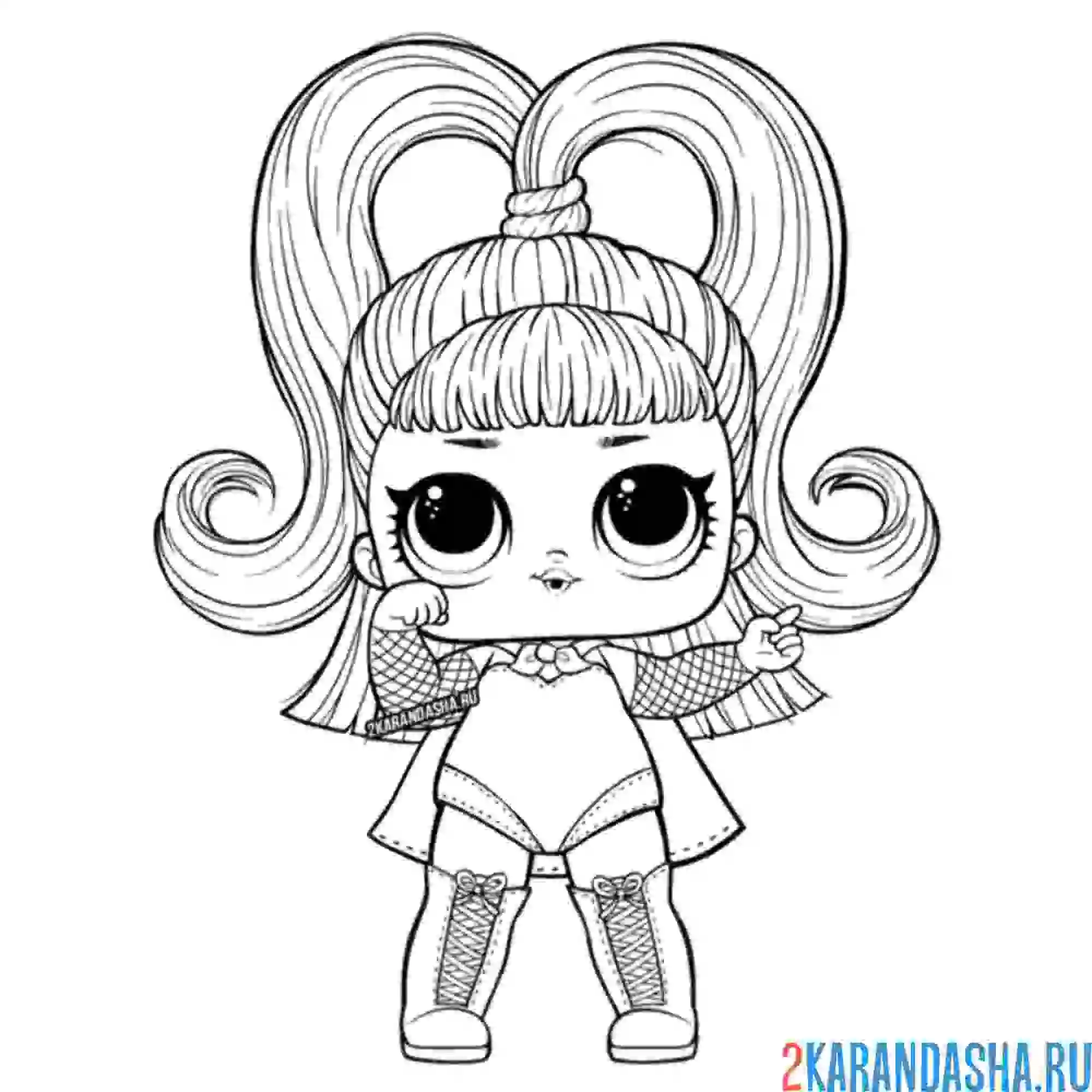 Раскраска лол дэнс