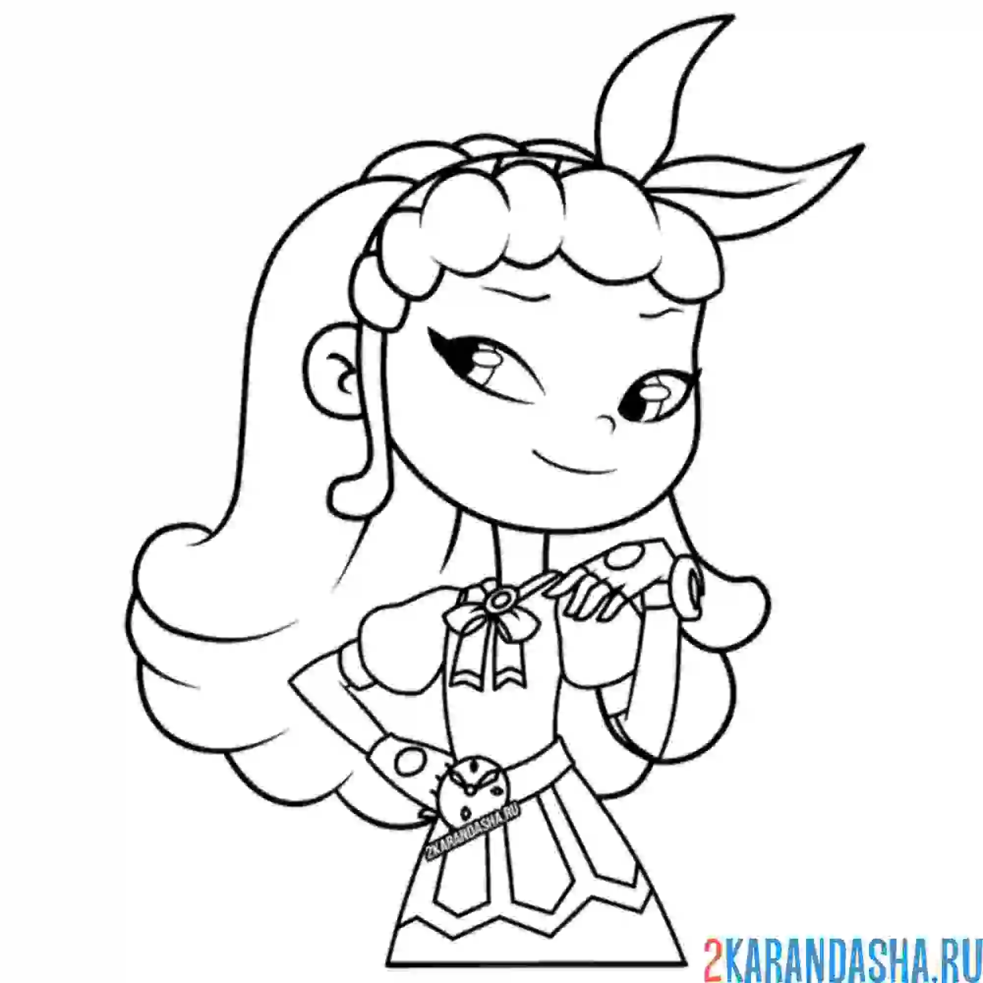 Раскраска алиса