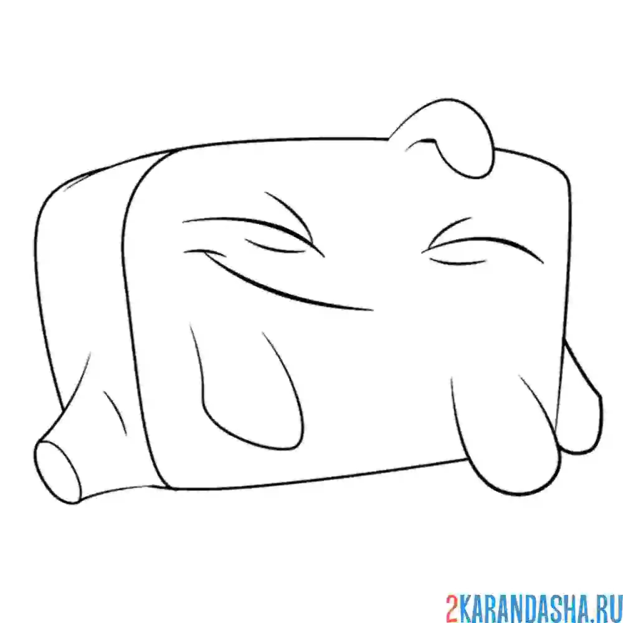 Раскраска блюз из ам-няма