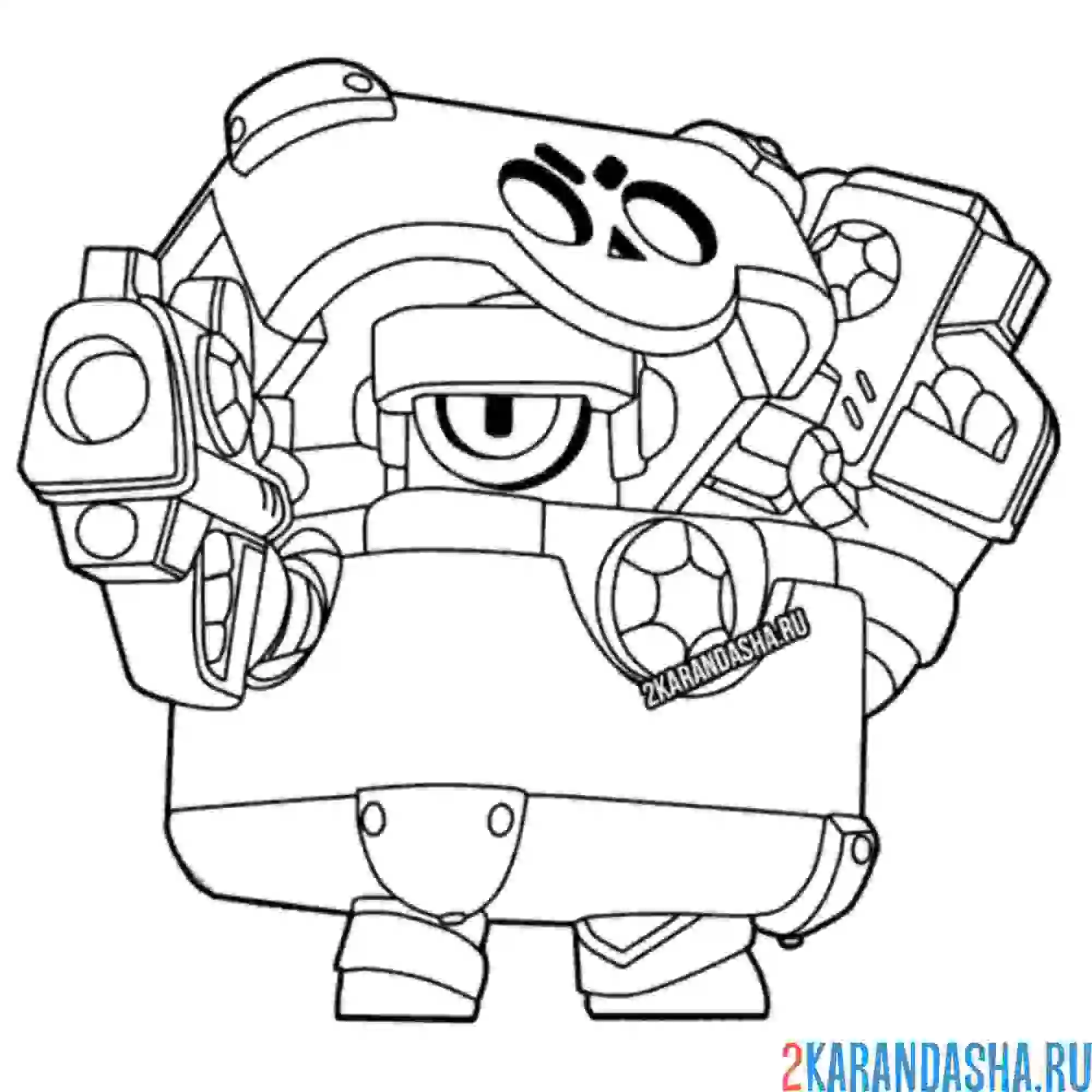 Раскраска дэррил мегаящик