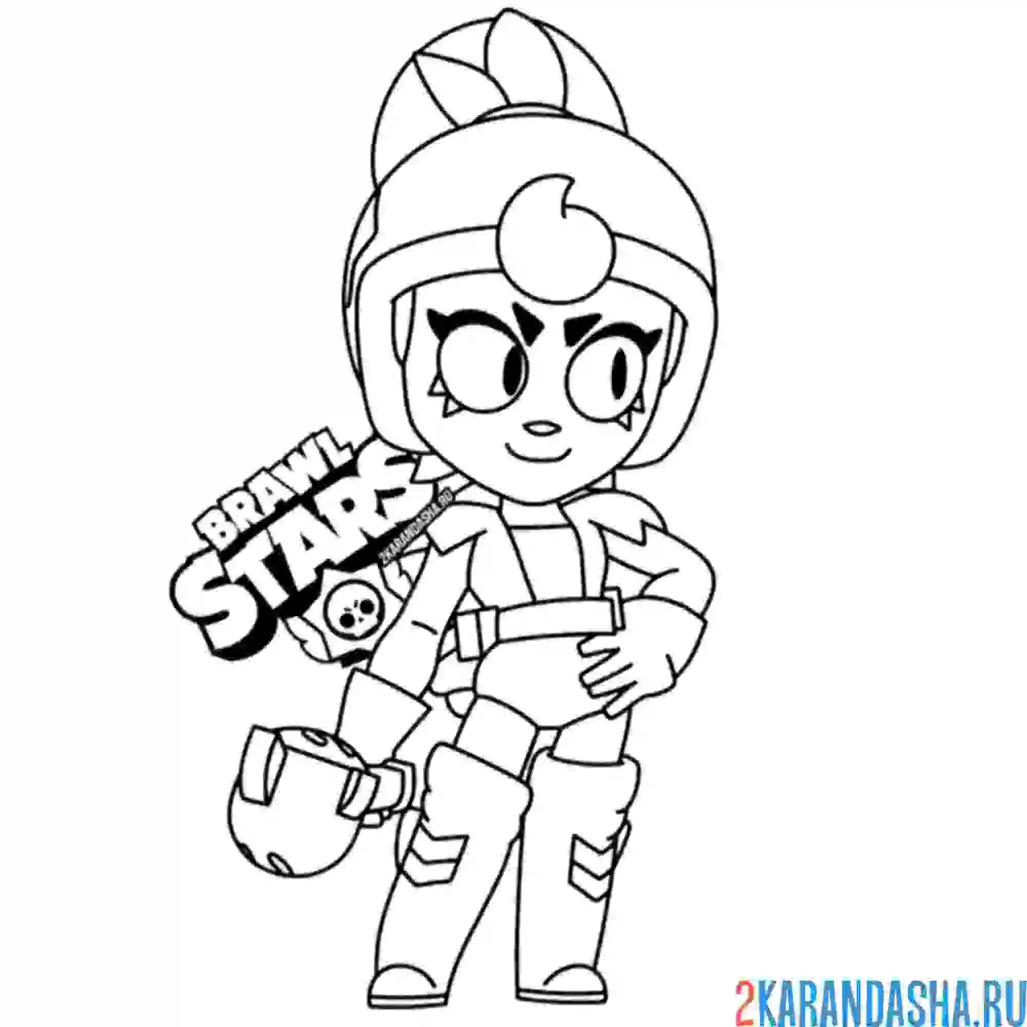 Раскраска джанет