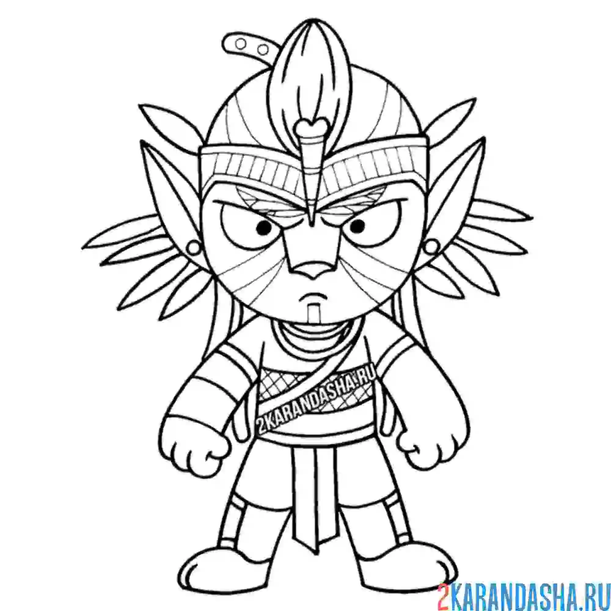 Раскраска джейк салли