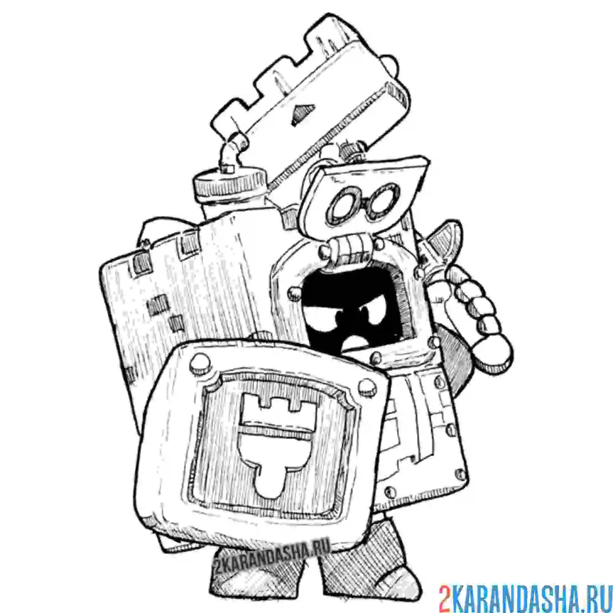 Раскраска эш рисунок