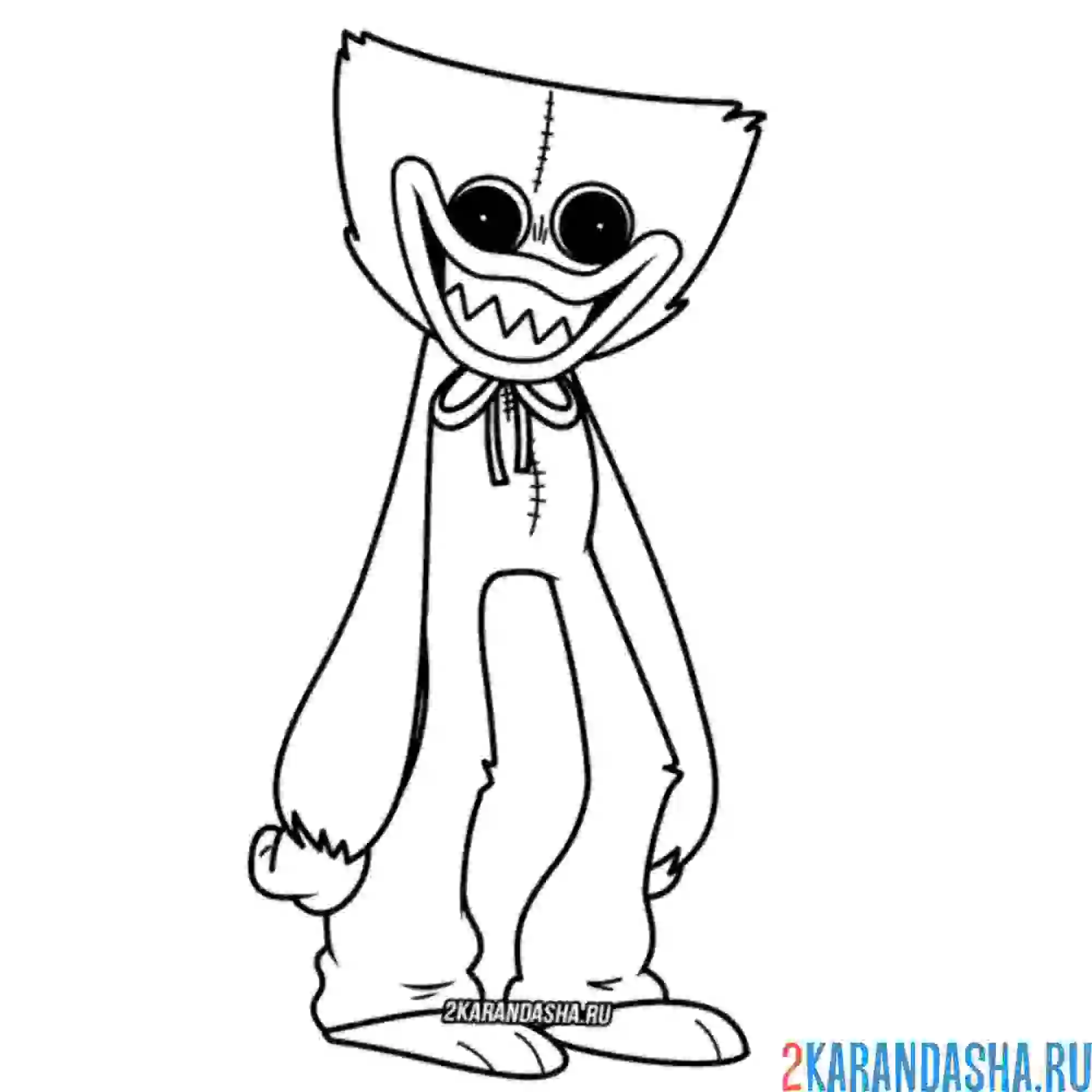 Раскраска хагги вагги