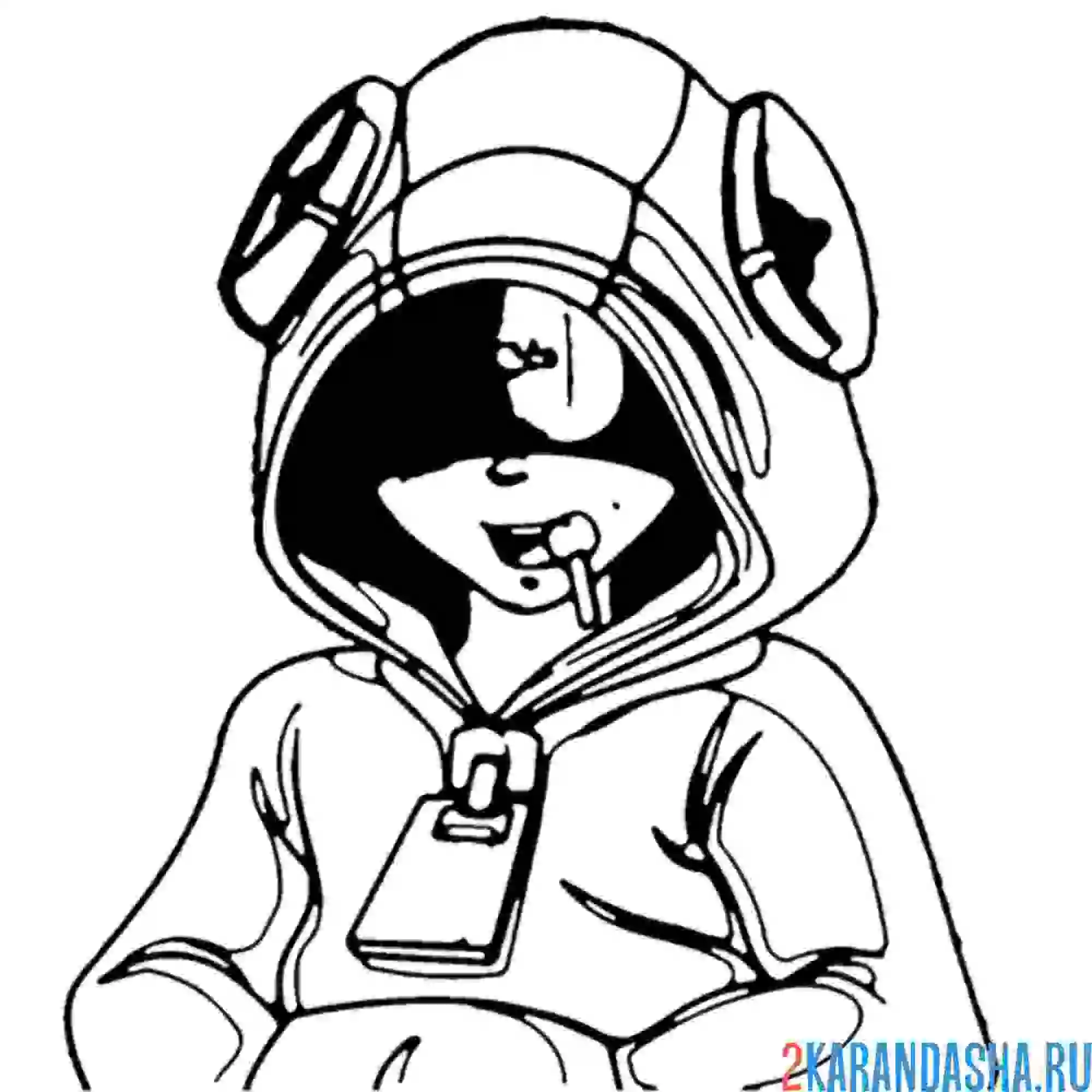 Раскраска леон крутой чувак