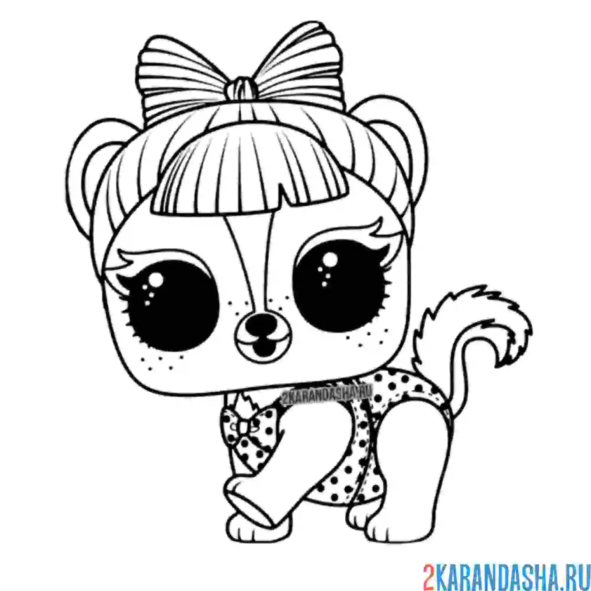 Раскраска лол питомцы лесной житель