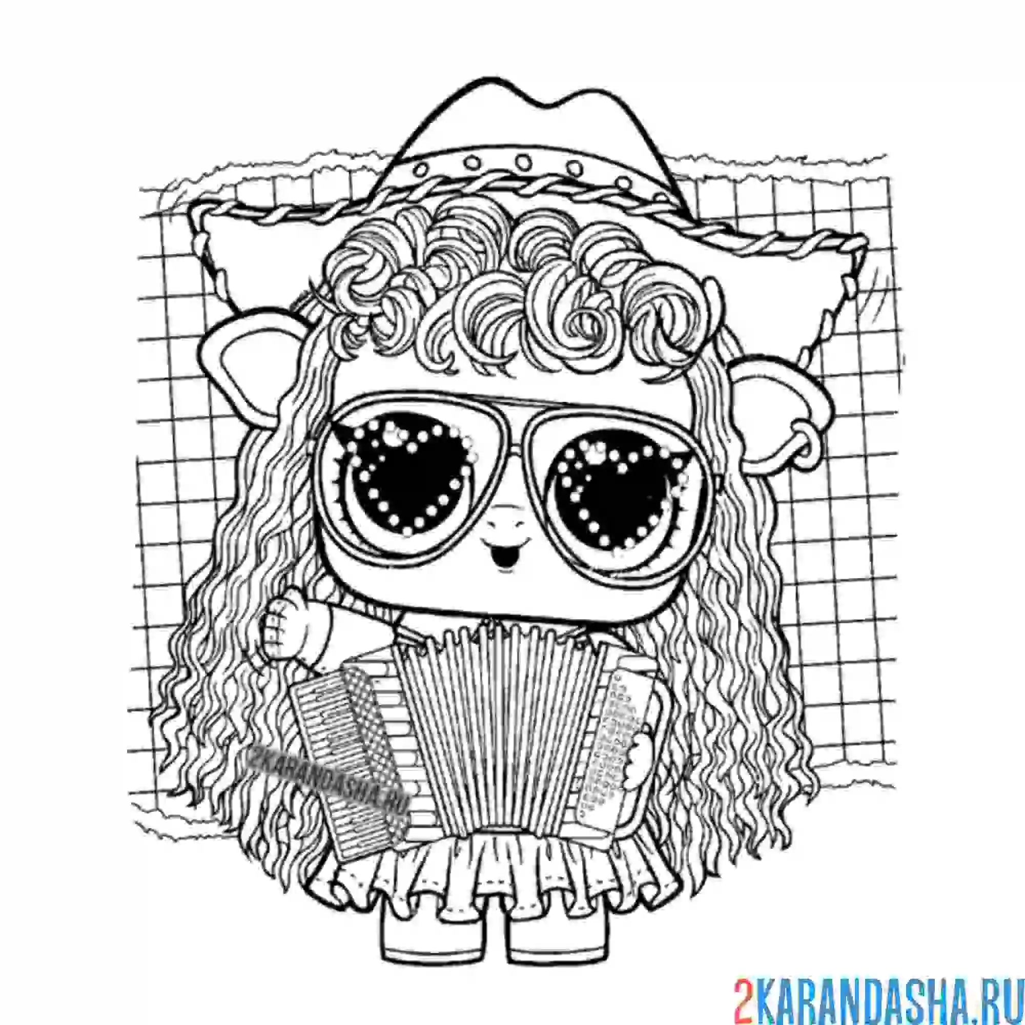 Раскраска лол питомцы новая коллекция