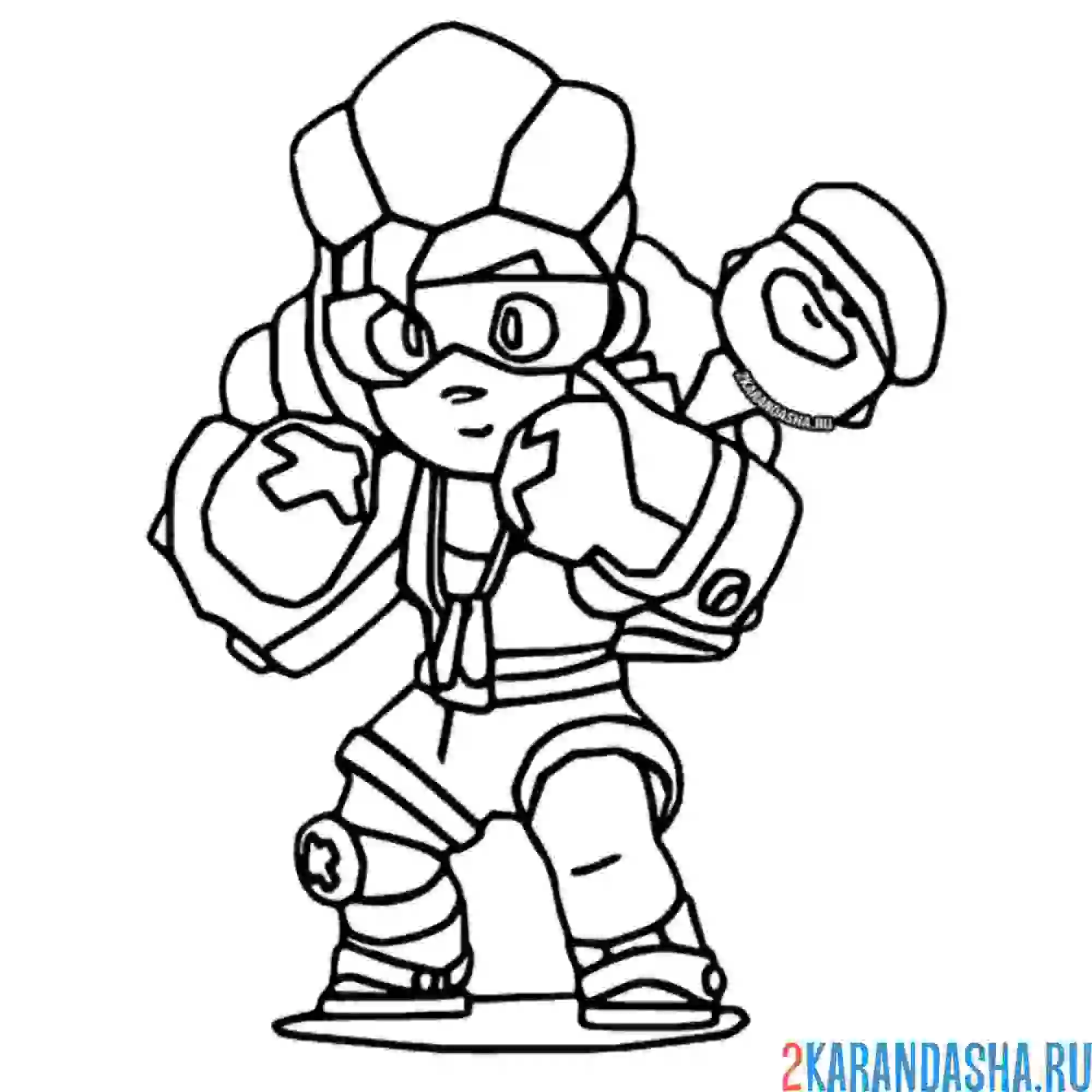 Раскраска майор роза