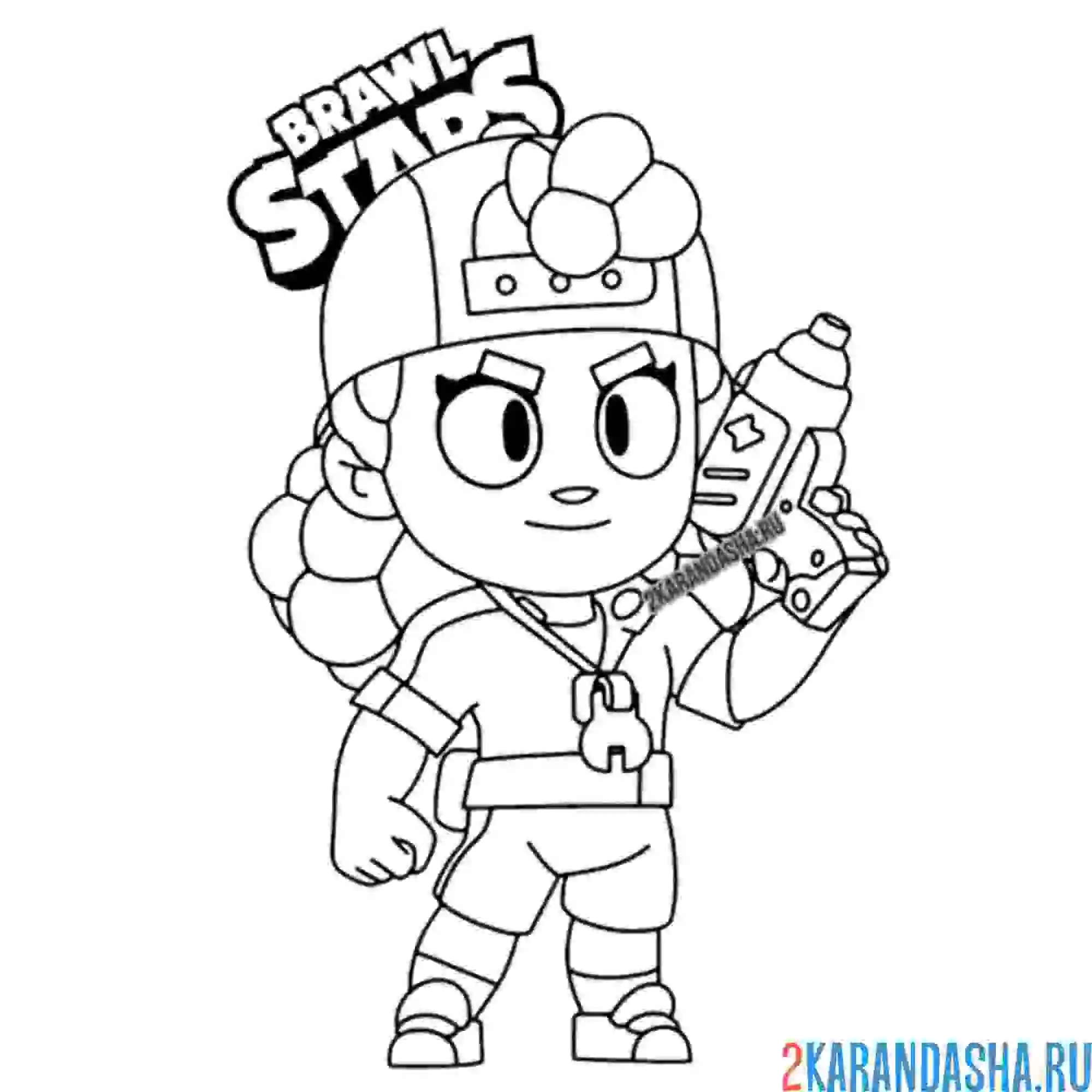 Раскраска мэг (meg) скин новый