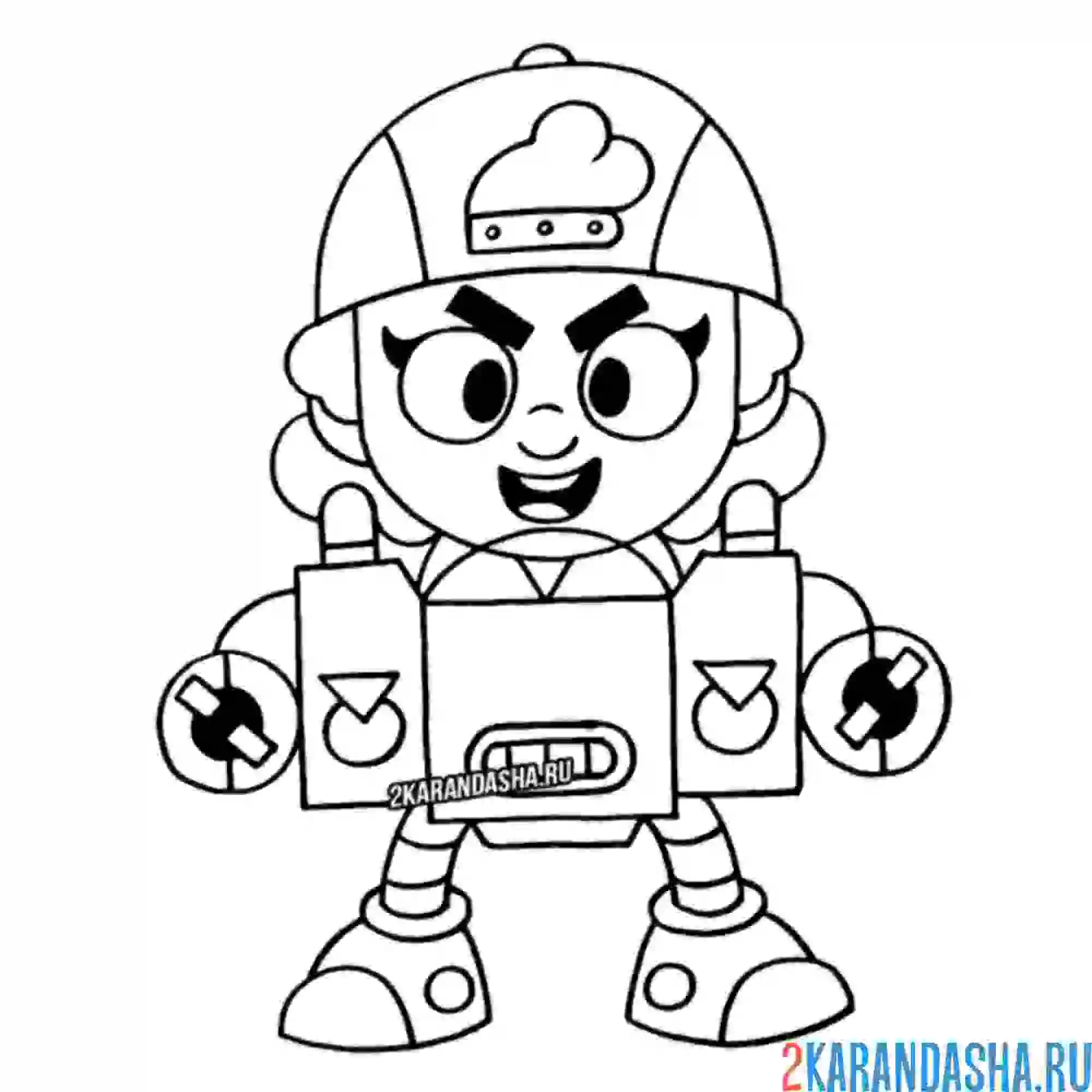 Раскраска мэг разрушитель