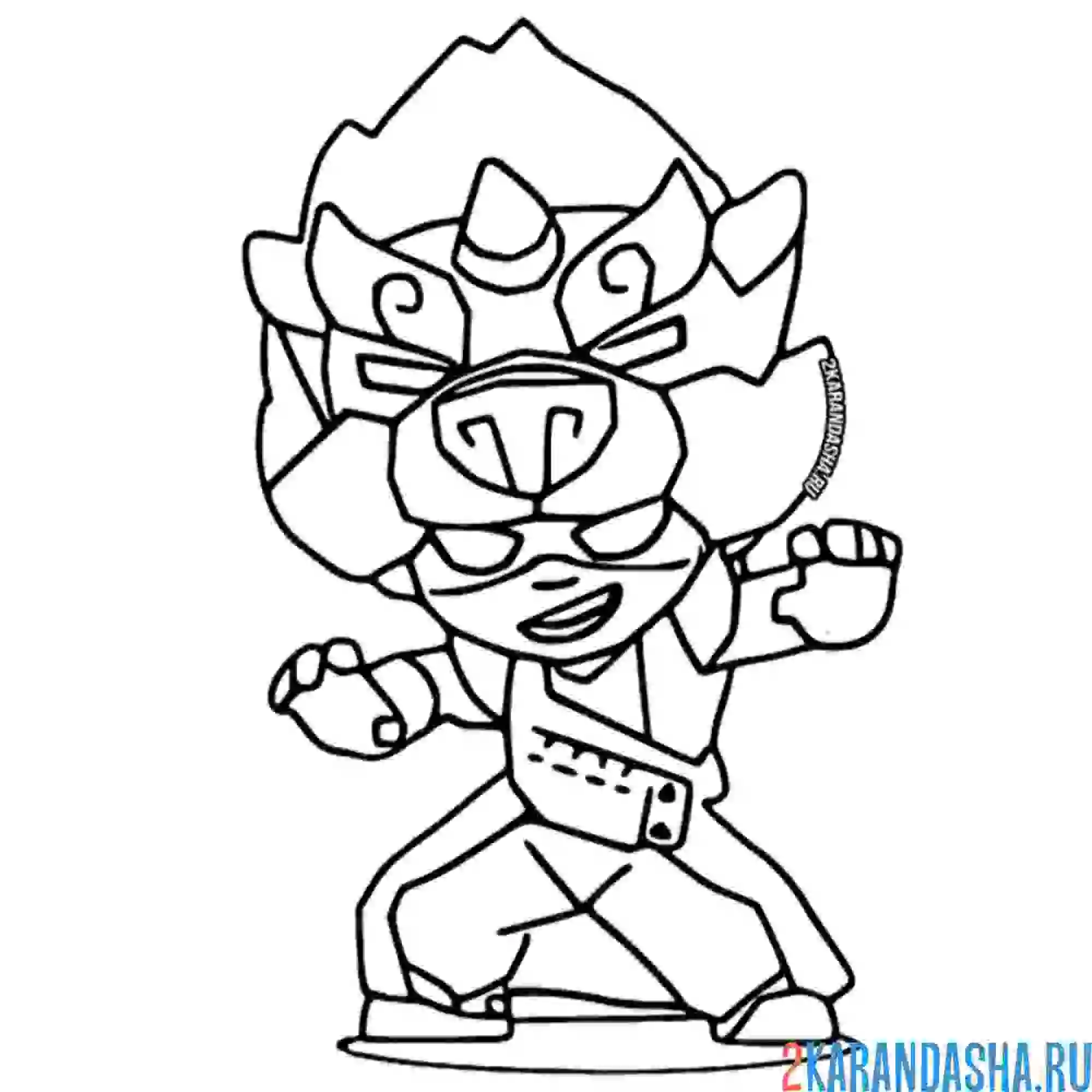 Раскраска нянь нита (ниян)