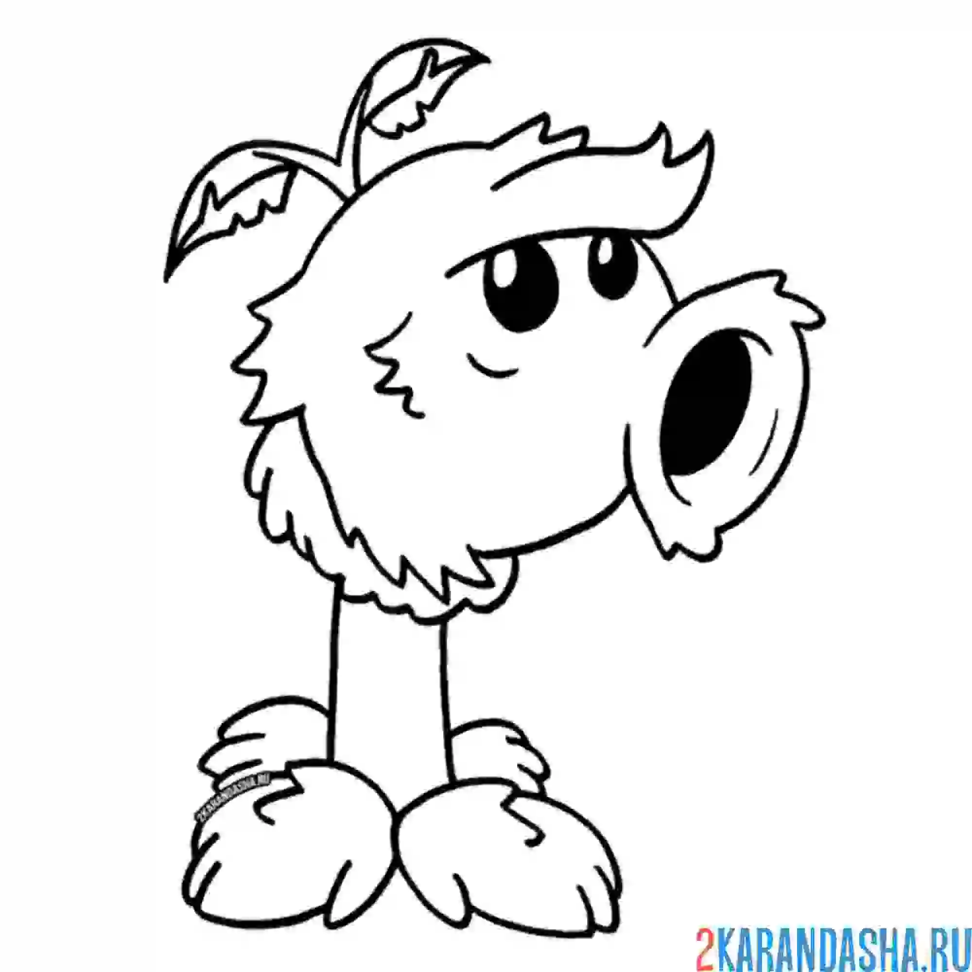 Раскраска первобытный горох, часть 2