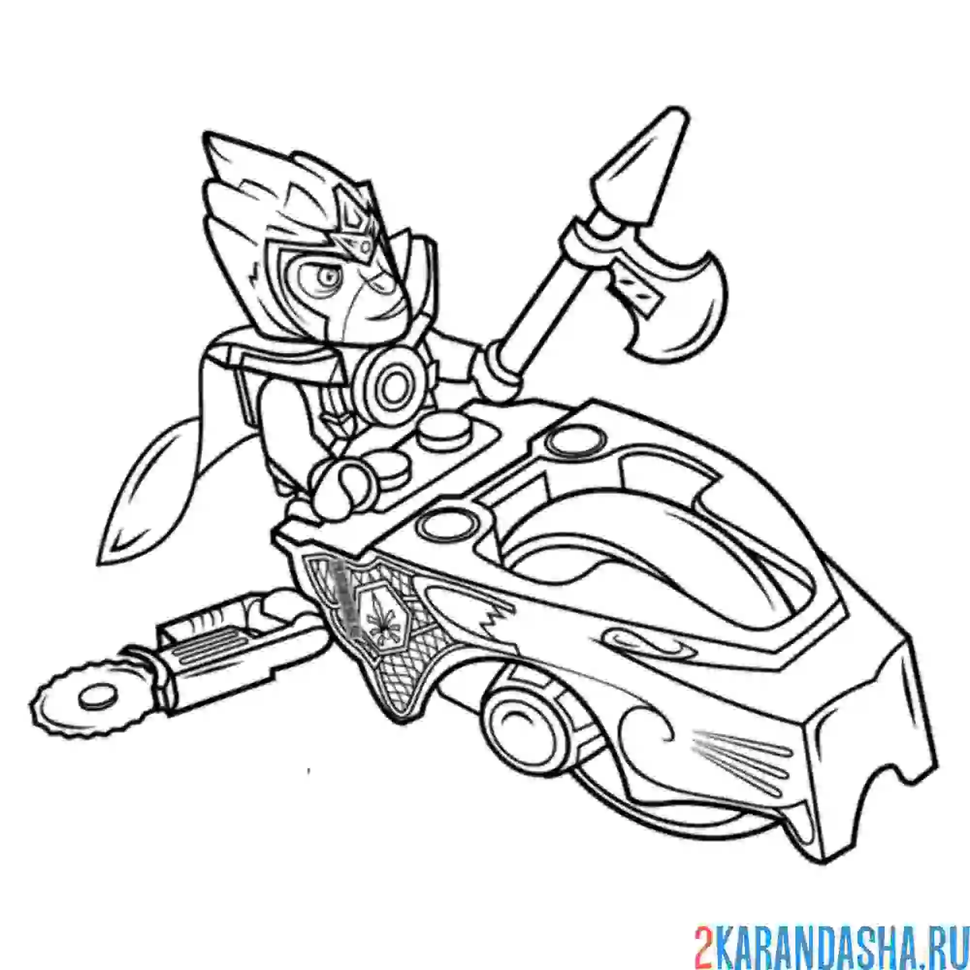 Раскраска погоня на спидерах