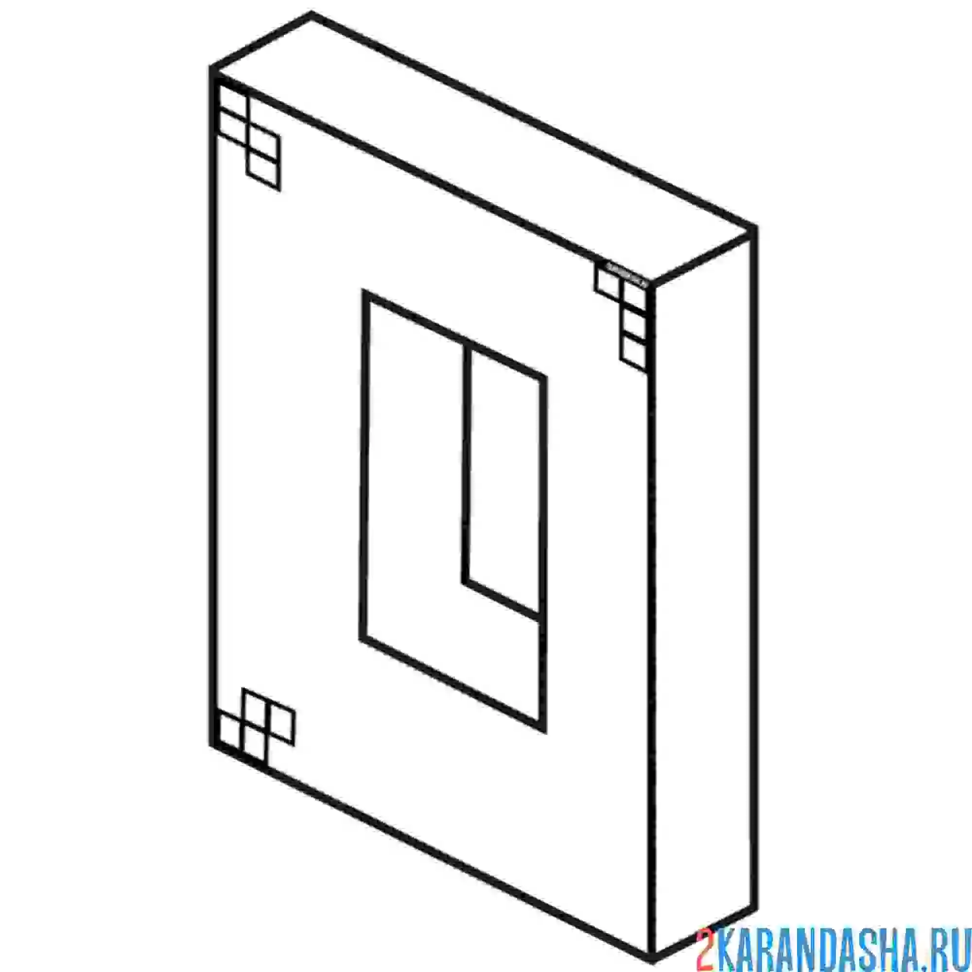 Раскраска портал в ад